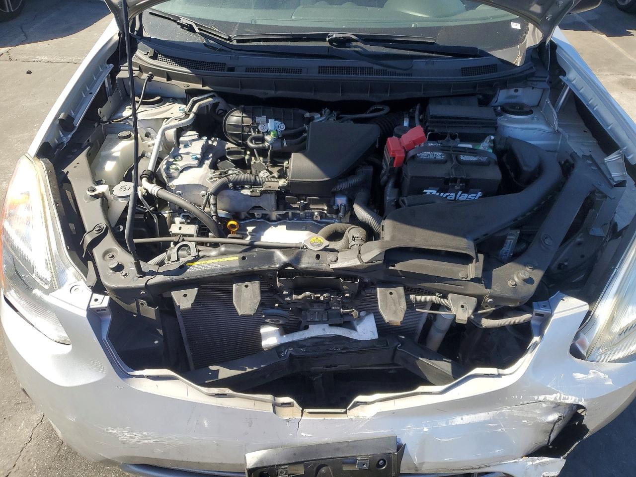 2012 Nissan Rogue S Silver vin: JN8AS5MT6CW303385