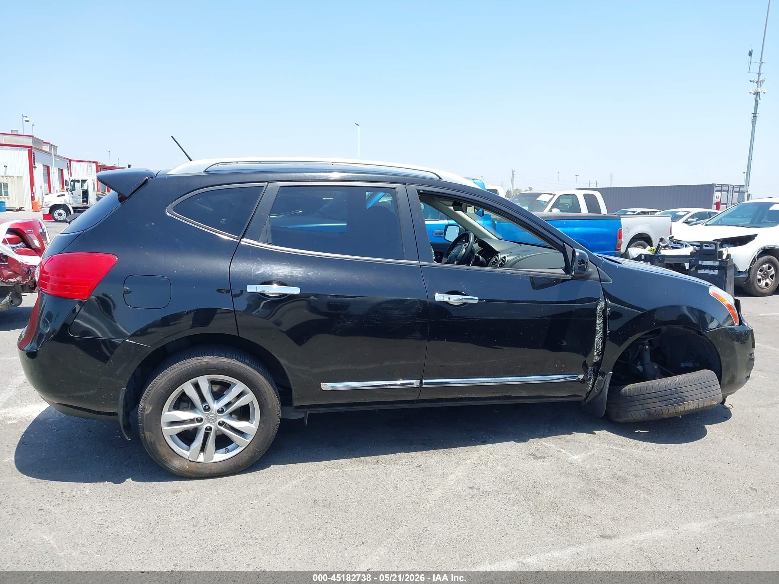 2012 Nissan Rogue Sv Blue vin: JN8AS5MT6CW604836