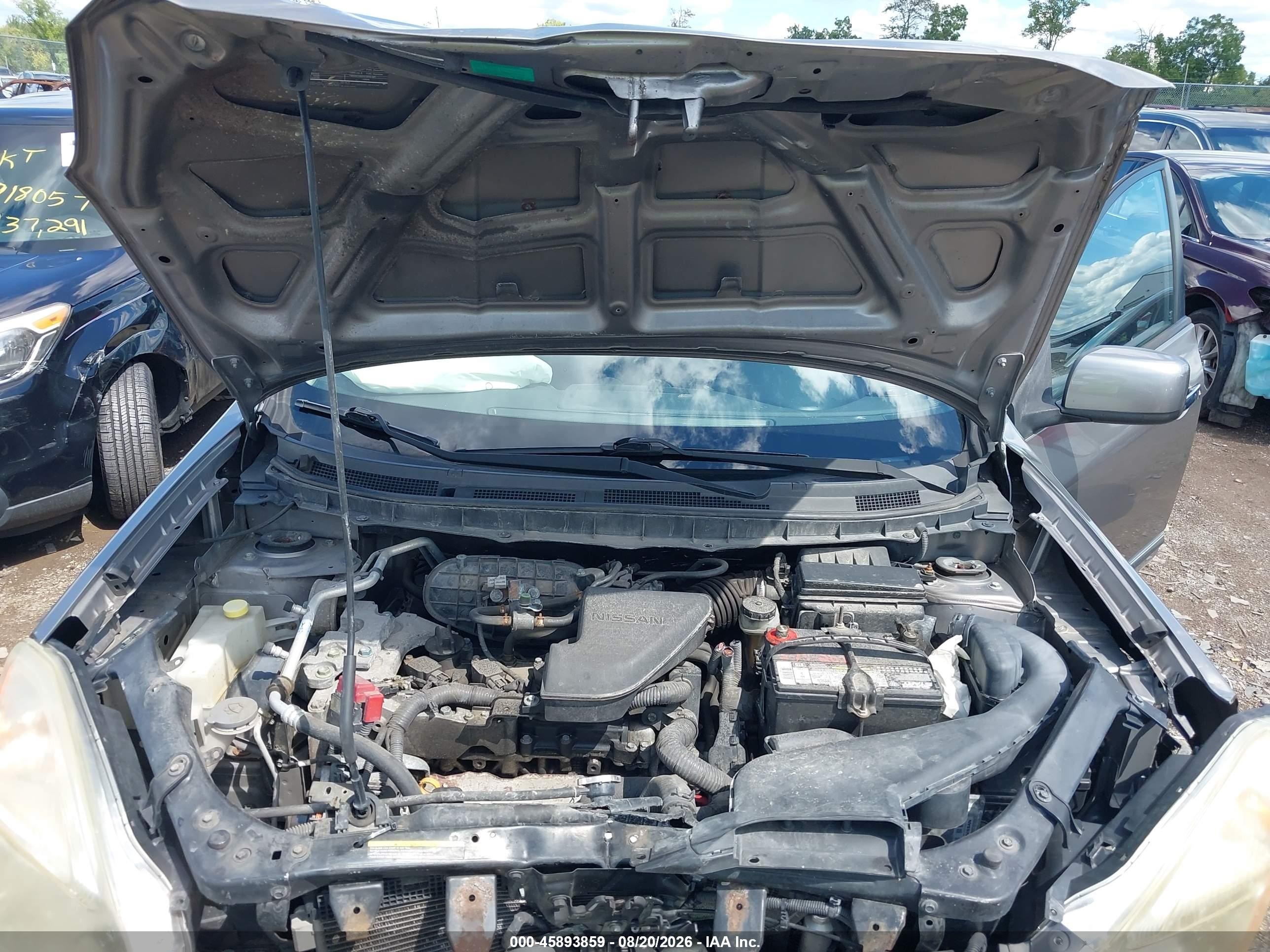 2012 Nissan Rogue Sv Серый vin: JN8AS5MT6CW605677