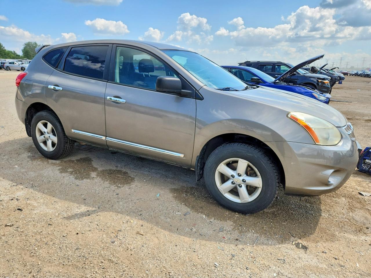 2012 Nissan Rogue S Gray vin: JN8AS5MT6CW609678