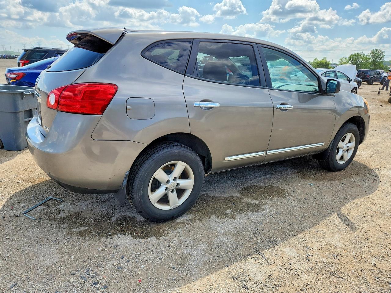 2012 Nissan Rogue S Gray vin: JN8AS5MT6CW609678