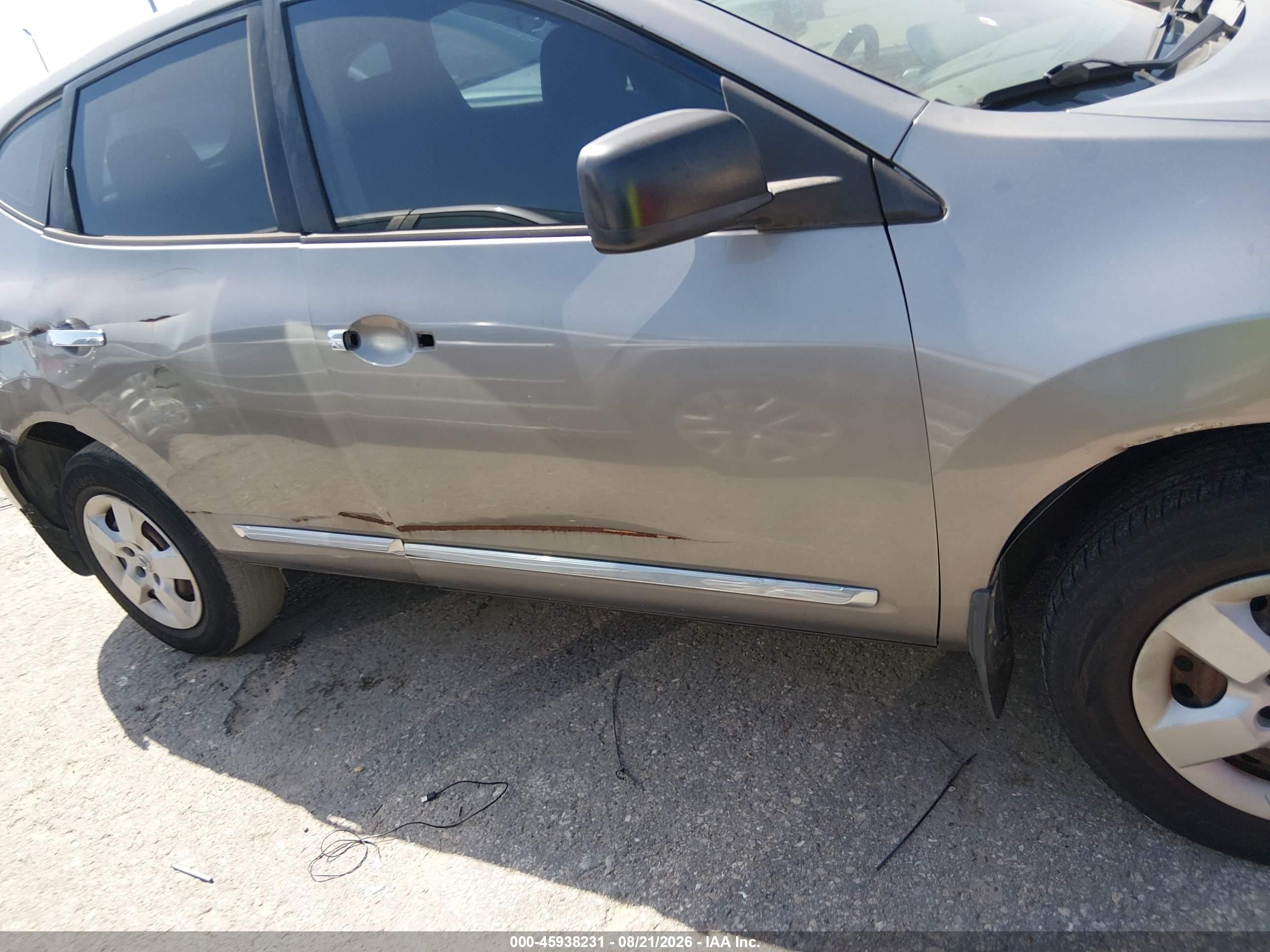 2012 Nissan Rogue S Gray vin: JN8AS5MT6CW609762
