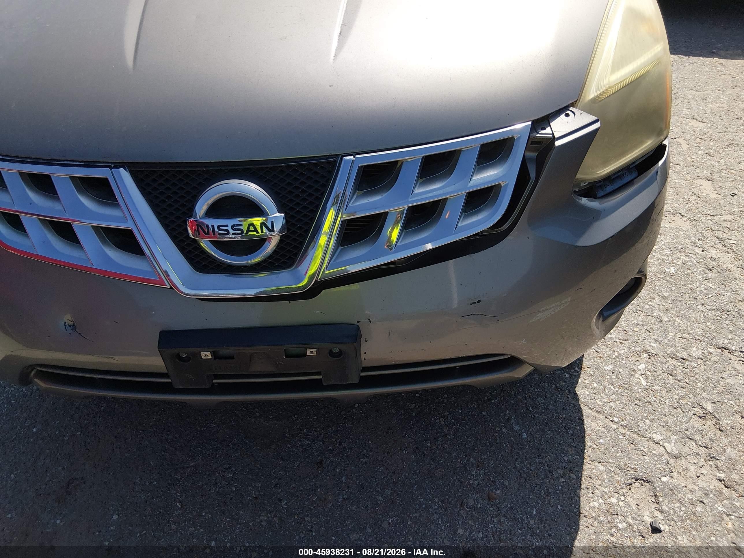 2012 Nissan Rogue S Gray vin: JN8AS5MT6CW609762