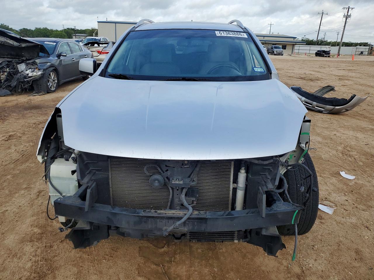 2013 Nissan Rogue S Silver vin: JN8AS5MT6DW006893