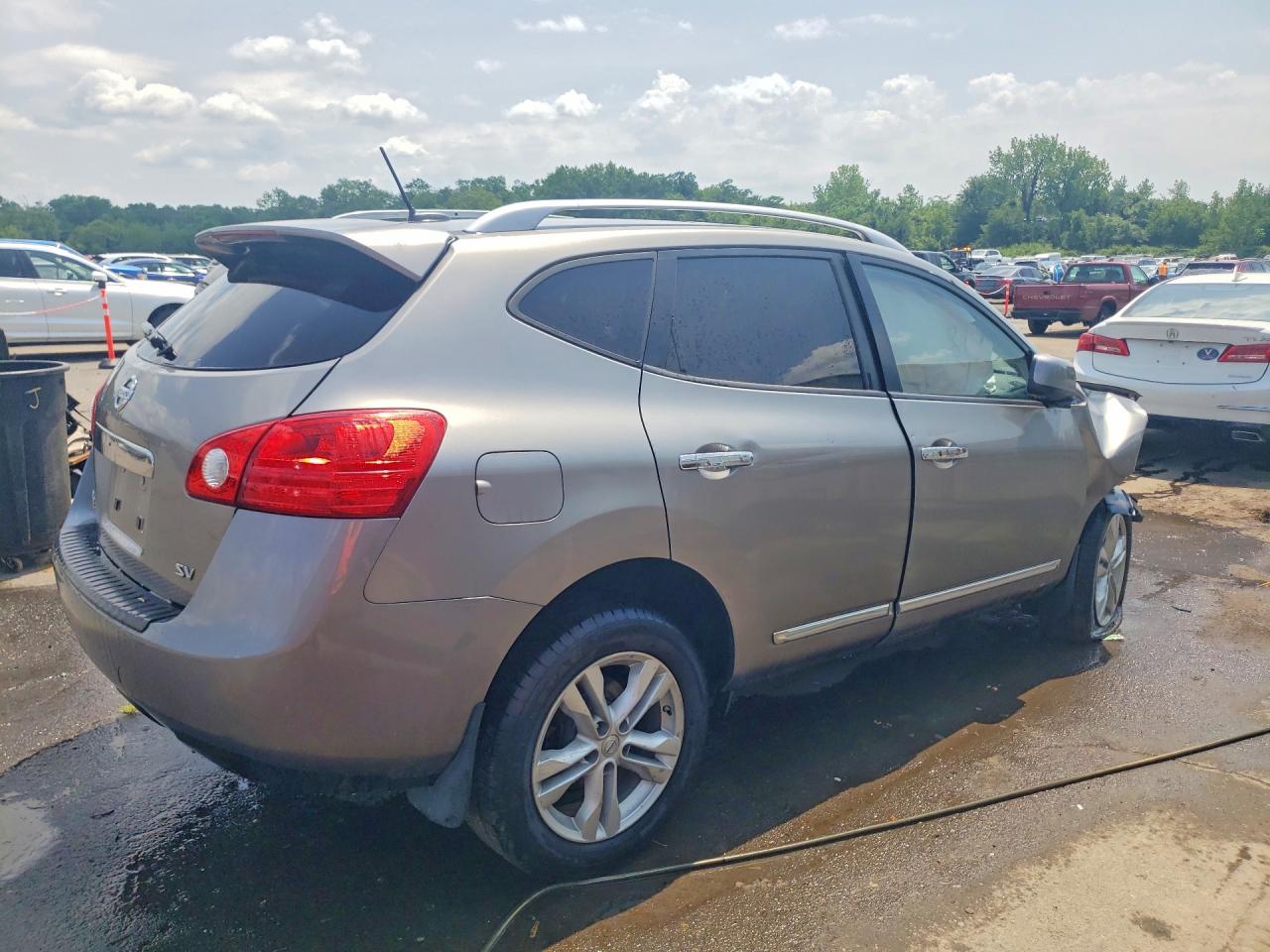 2013 Nissan Rogue S/sv Gray vin: JN8AS5MT6DW016162