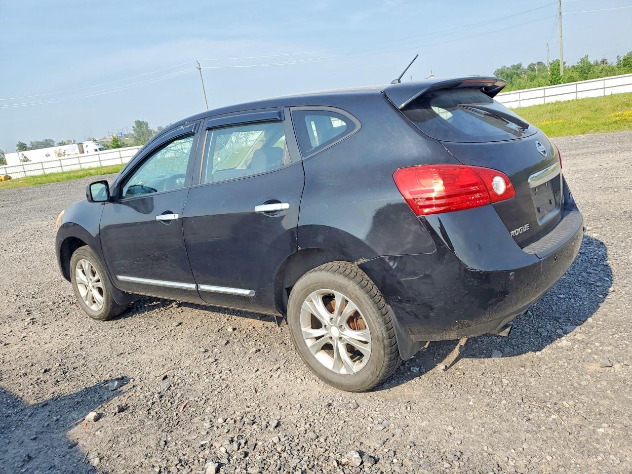 2013 Nissan Rogue S Black vin: JN8AS5MT6DW017893