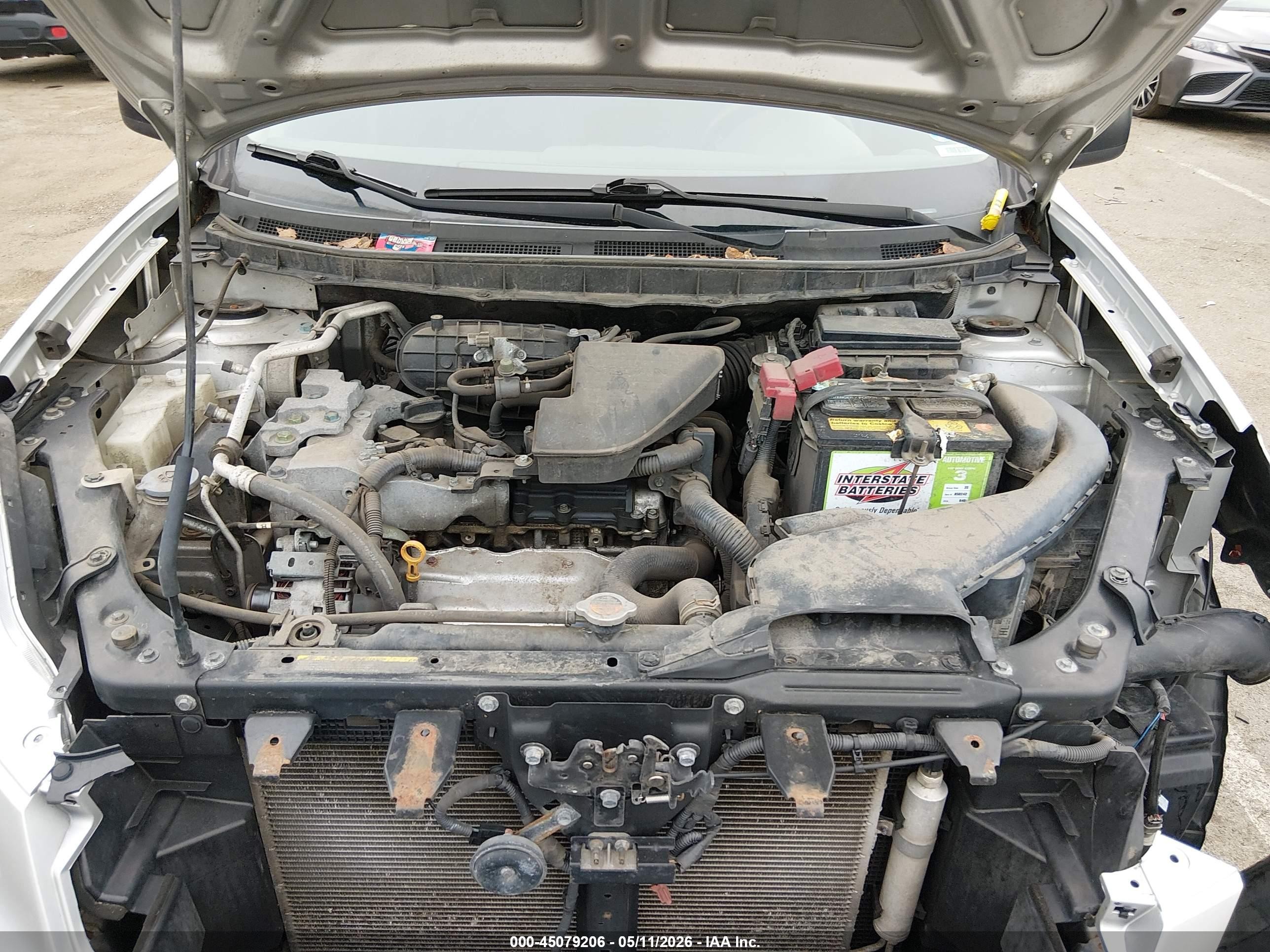 2013 Nissan Rogue S Silver vin: JN8AS5MT6DW018798