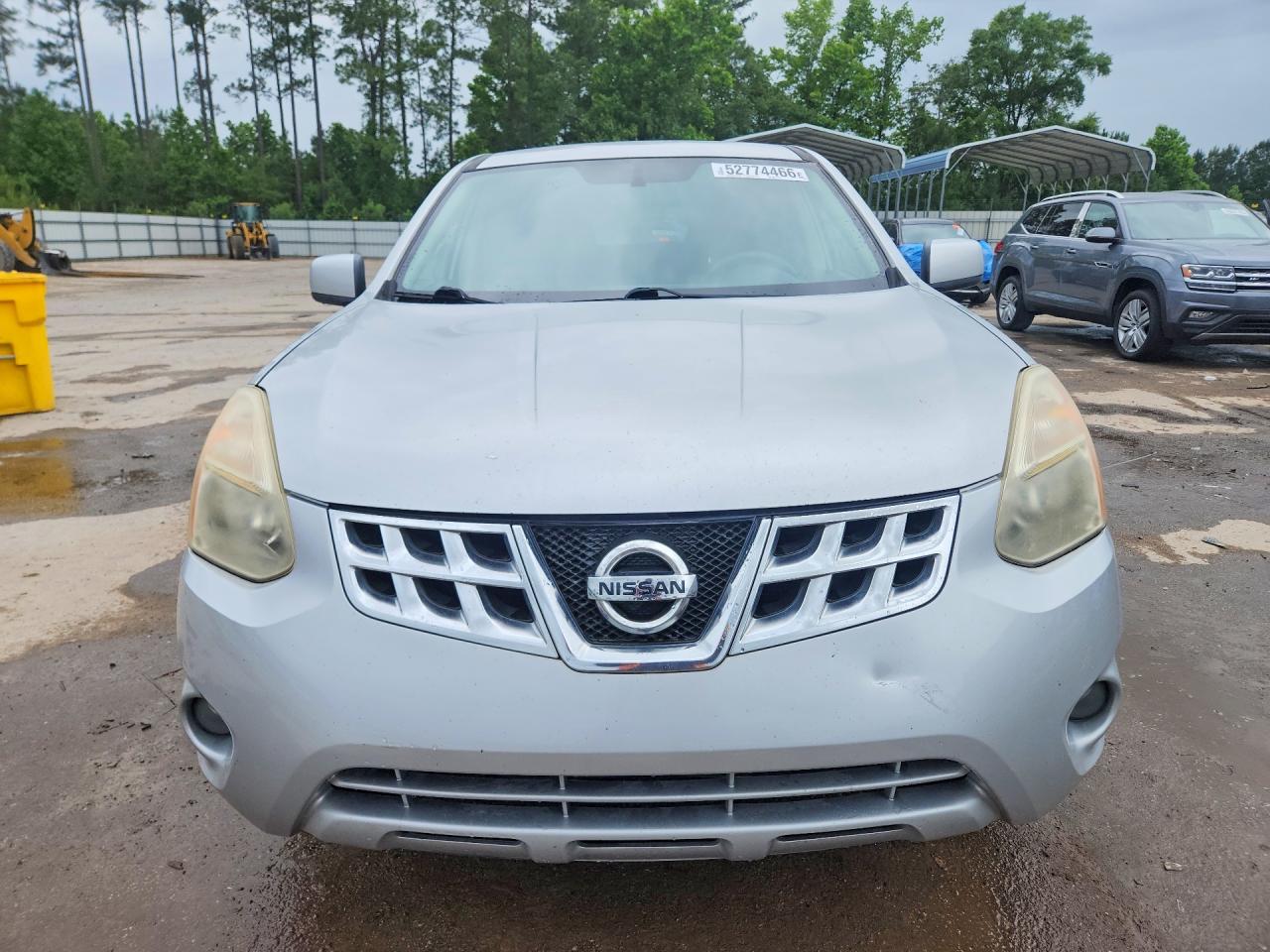 2013 Nissan Rogue S Silver vin: JN8AS5MT6DW034497