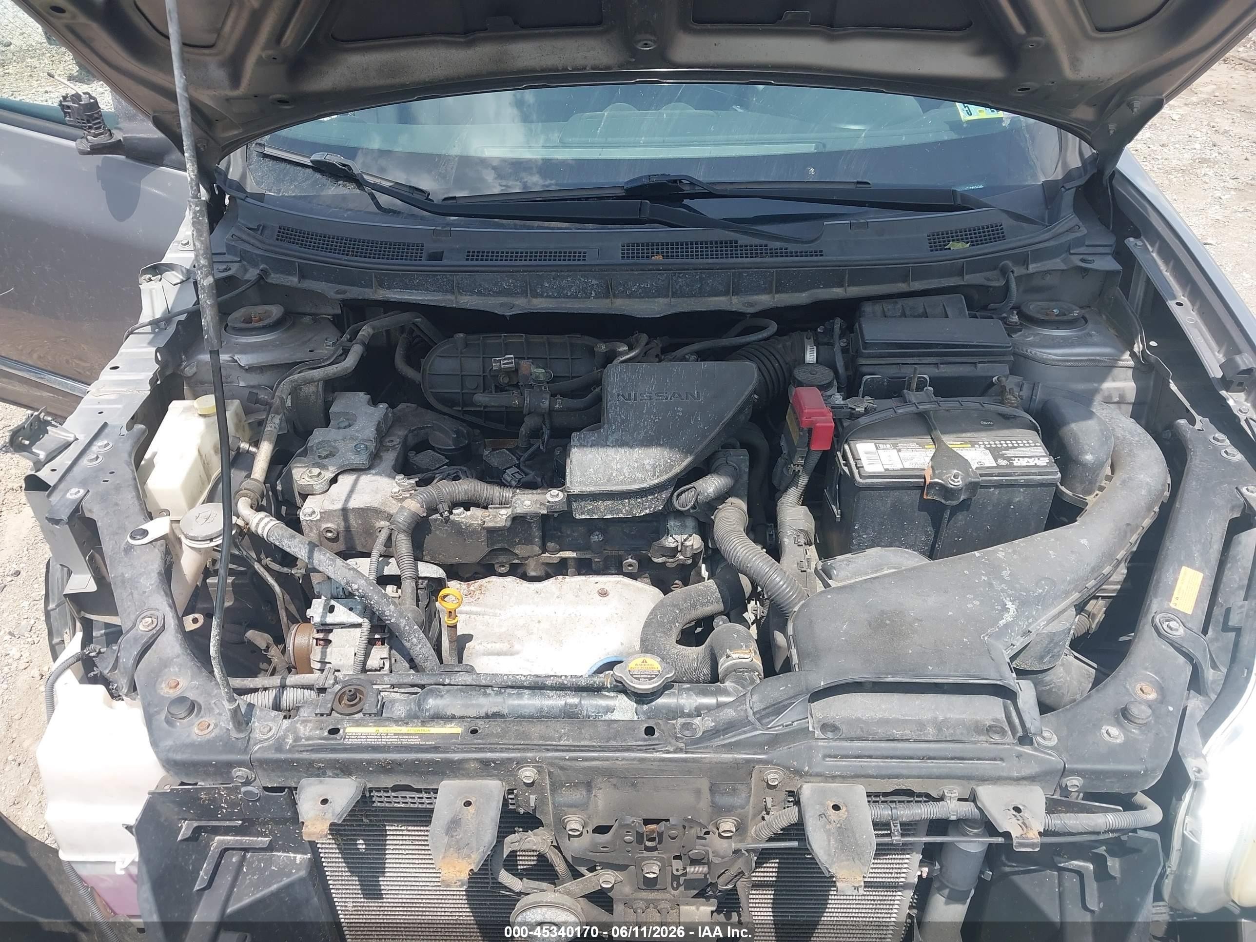 2013 Nissan Rogue Sv W/sl Pkg Серый vin: JN8AS5MT6DW536765