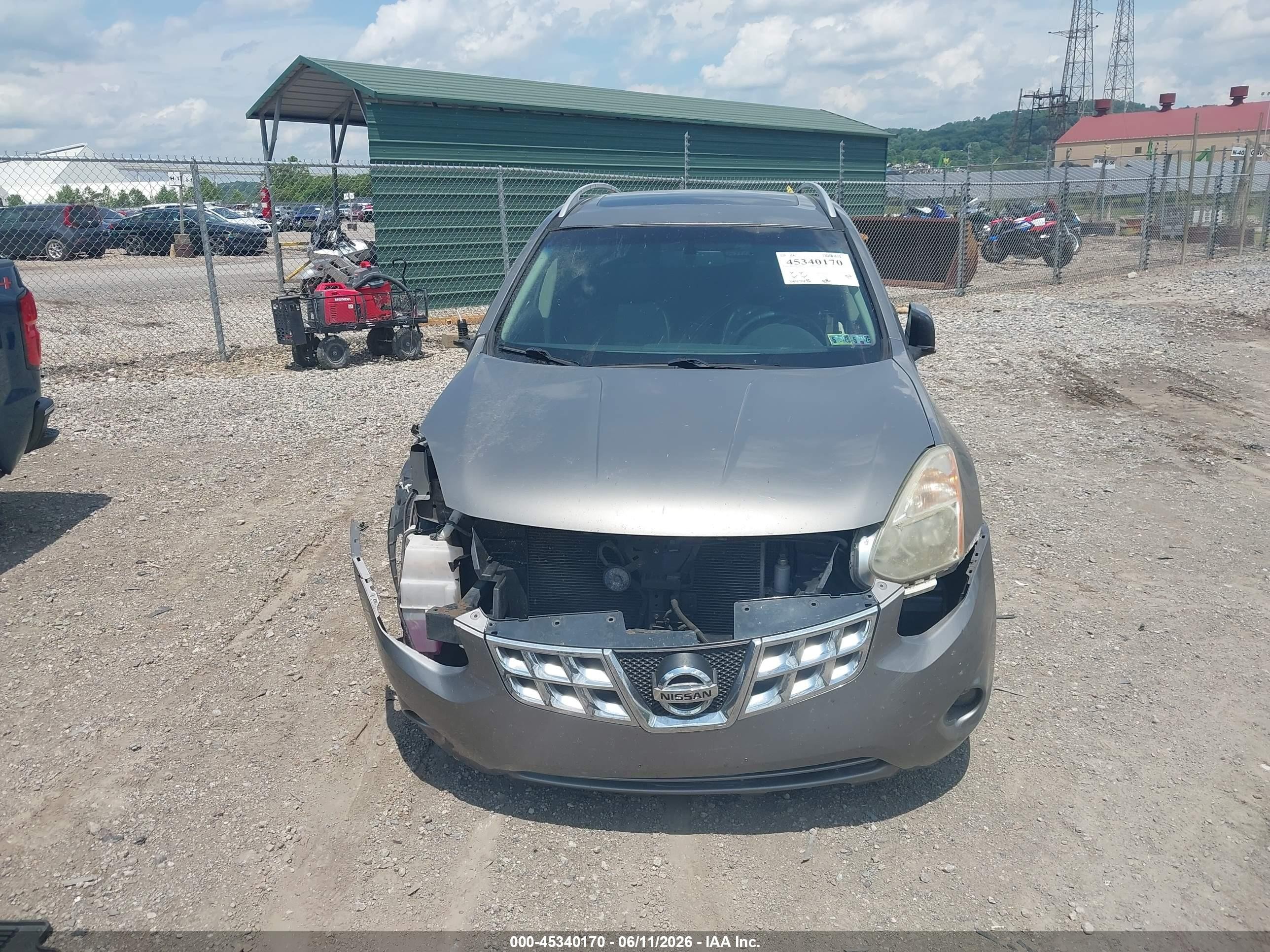 2013 Nissan Rogue Sv W/sl Pkg Серый vin: JN8AS5MT6DW536765
