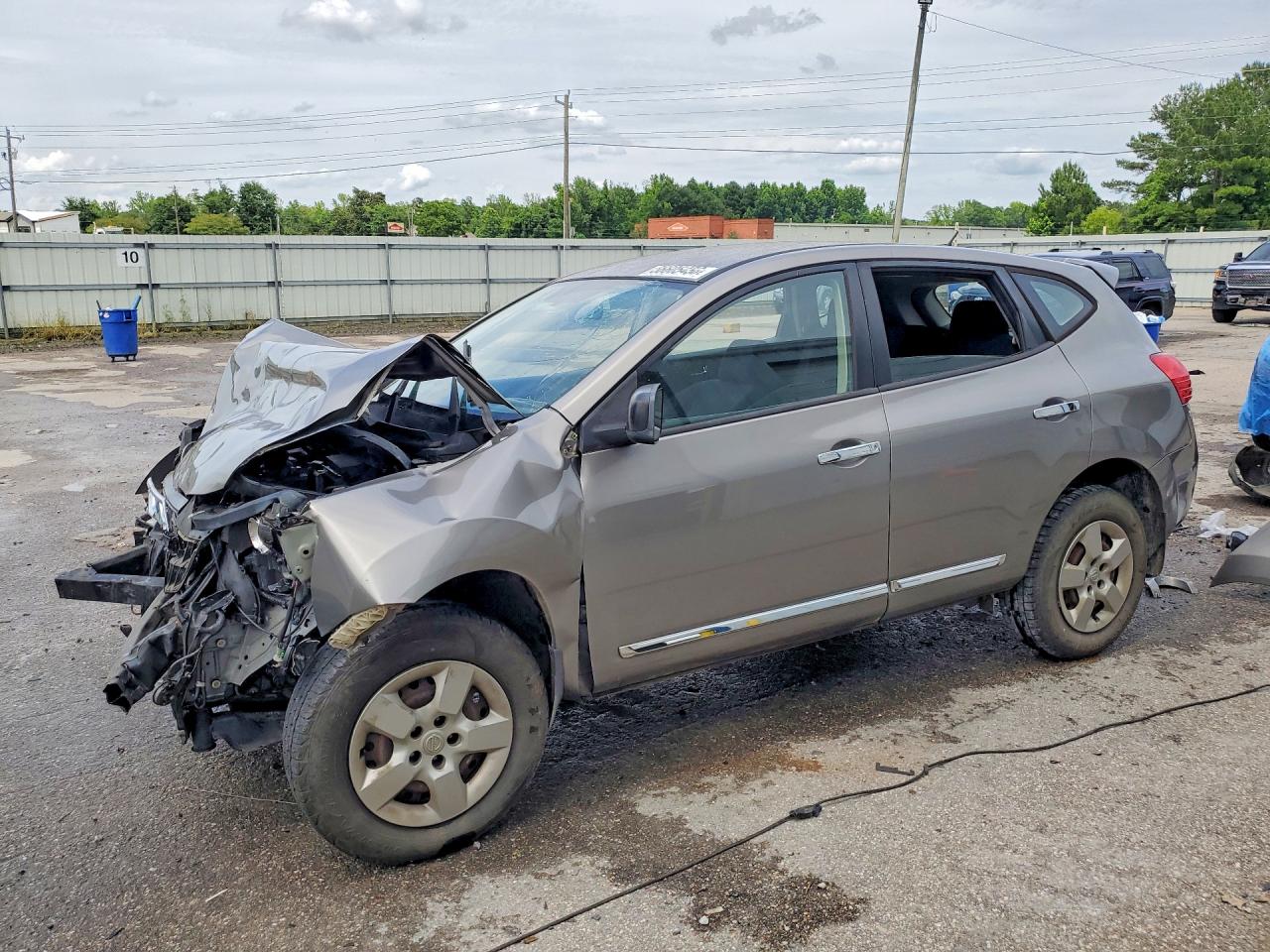 2013 Nissan Rogue S Желто-коричневый vin: JN8AS5MT6DW537852