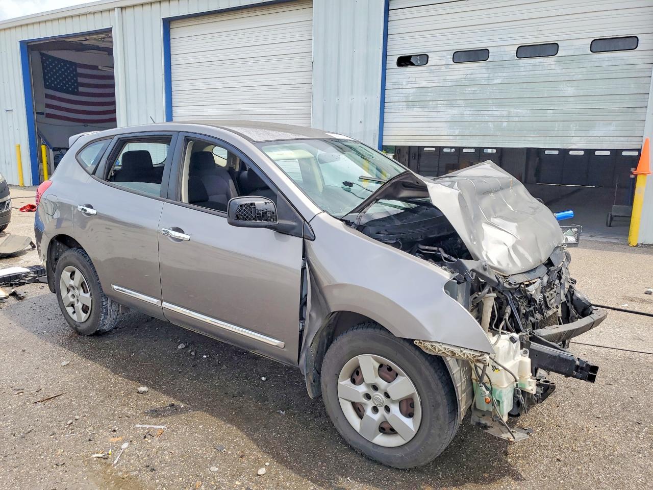 2013 Nissan Rogue S Желто-коричневый vin: JN8AS5MT6DW537852