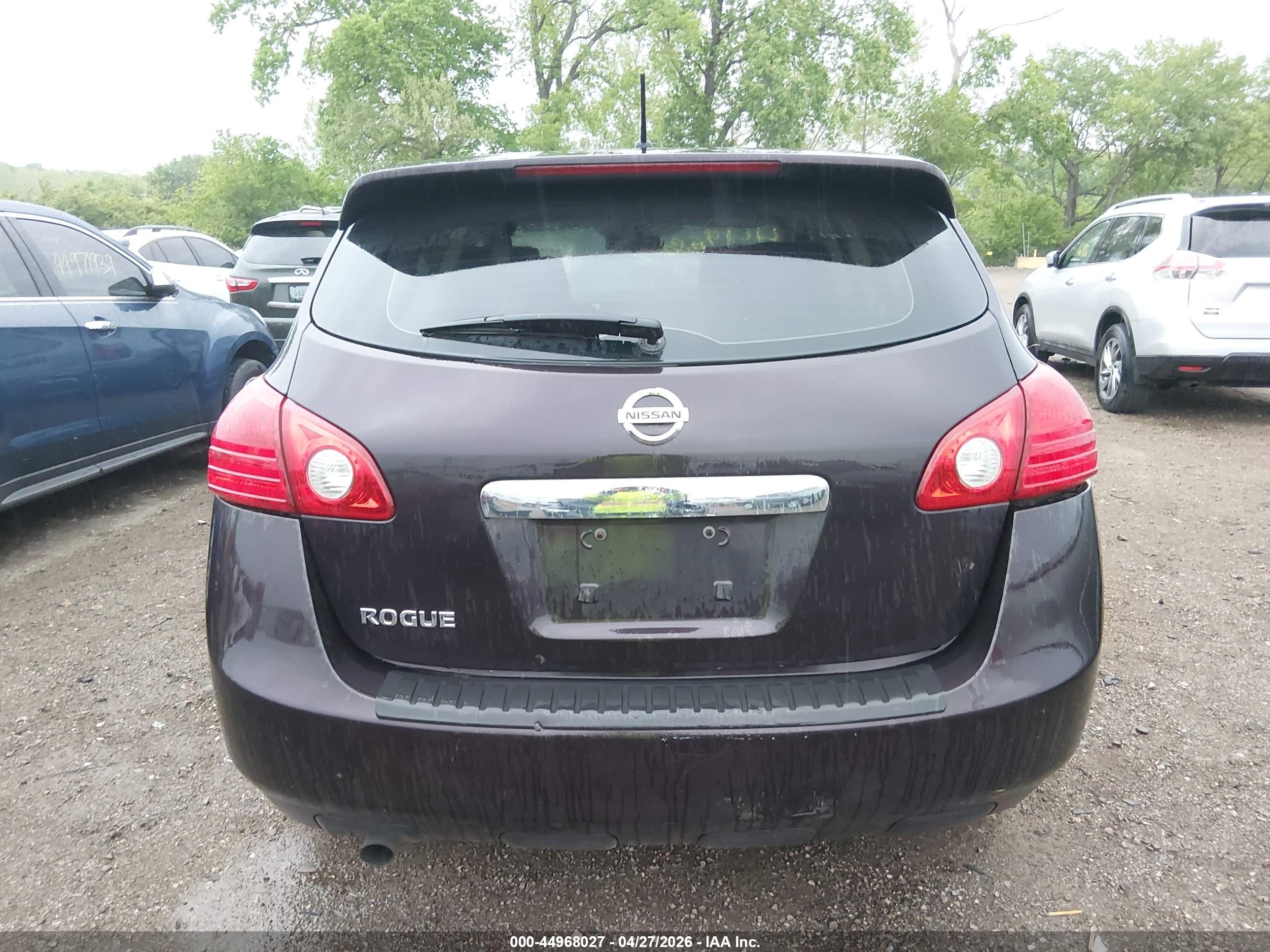 2013 Nissan Rogue S Burgundy vin: JN8AS5MT6DW544638