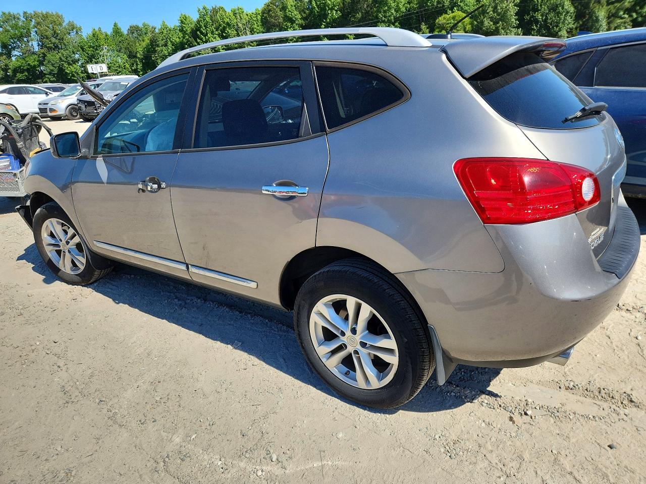 2013 Nissan Rogue S Silver vin: JN8AS5MT6DW545188