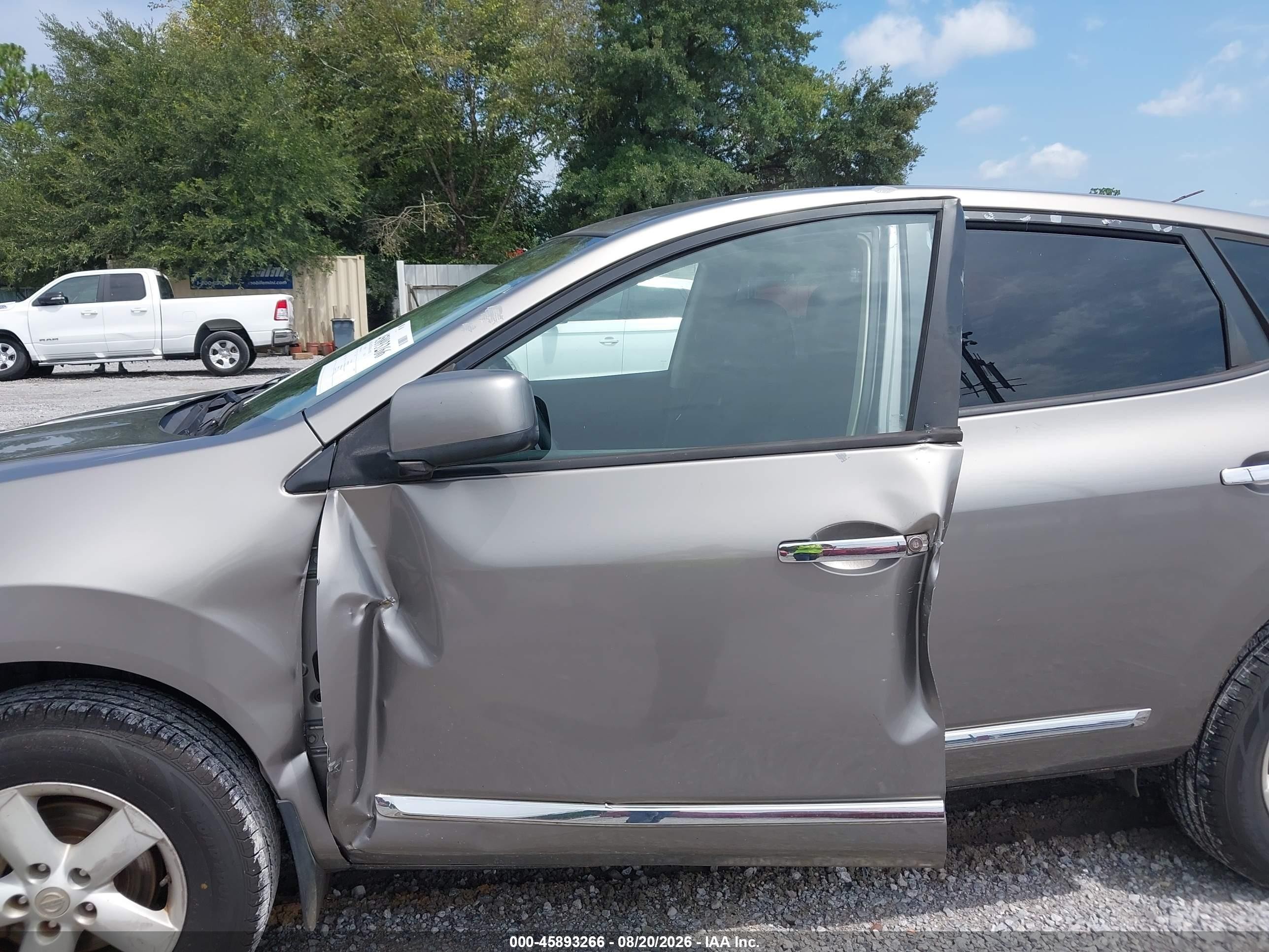 2013 Nissan Rogue S Gray vin: JN8AS5MT6DW545532