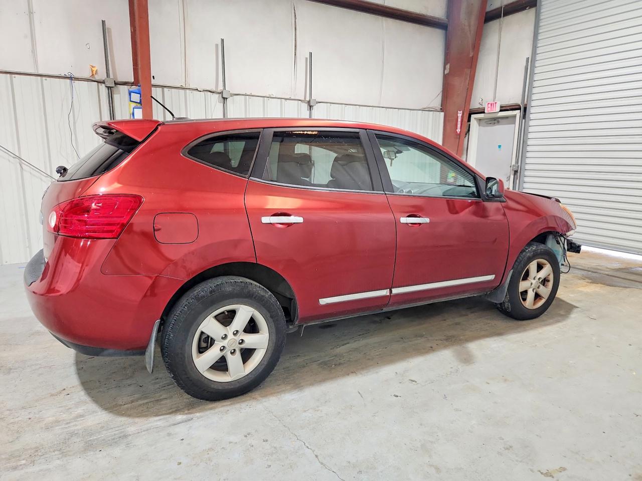 2013 Nissan Rogue S Burgundy vin: JN8AS5MT6DW553243
