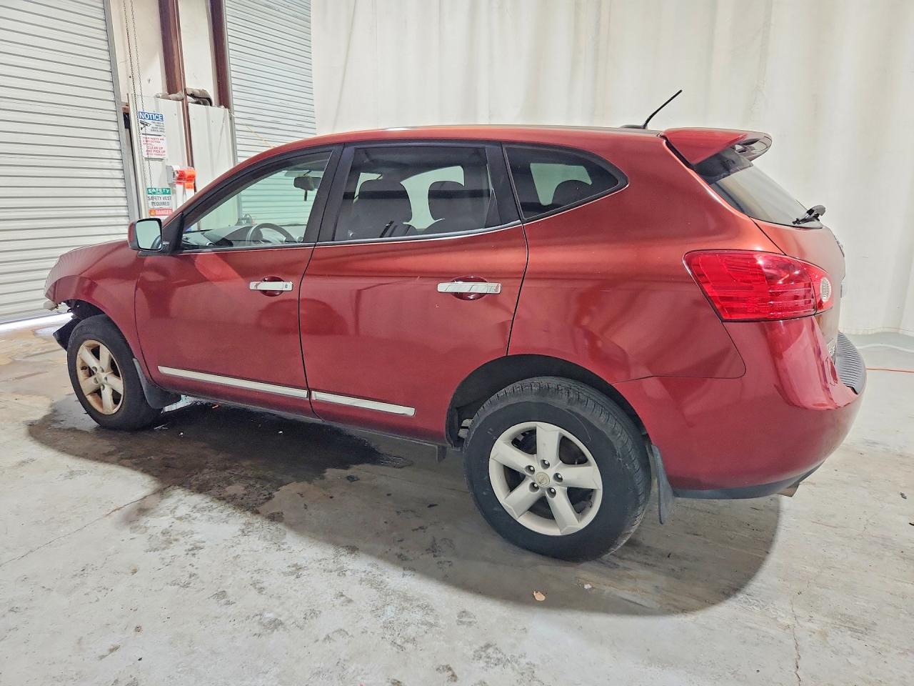 2013 Nissan Rogue S Burgundy vin: JN8AS5MT6DW553243