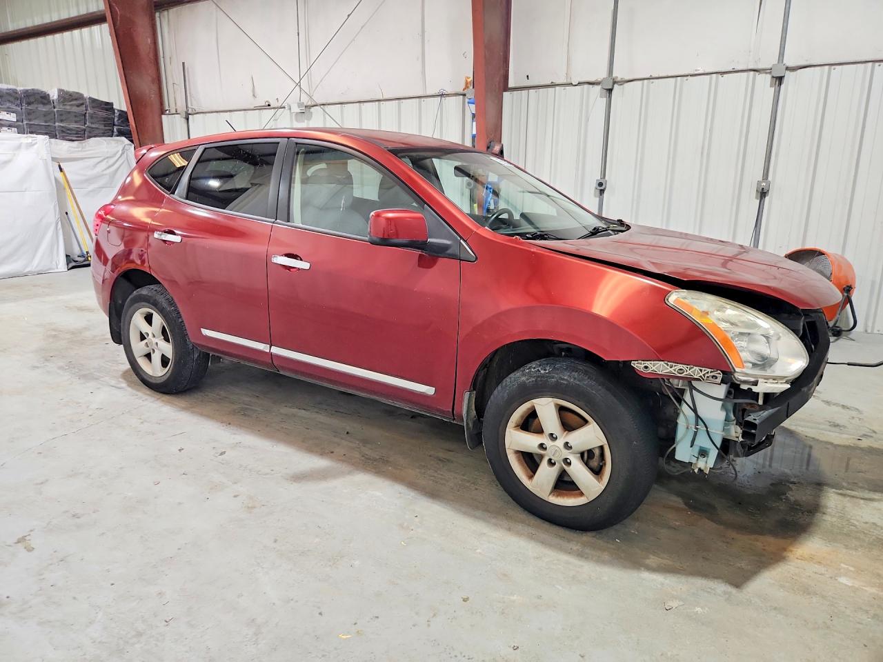 2013 Nissan Rogue S Burgundy vin: JN8AS5MT6DW553243