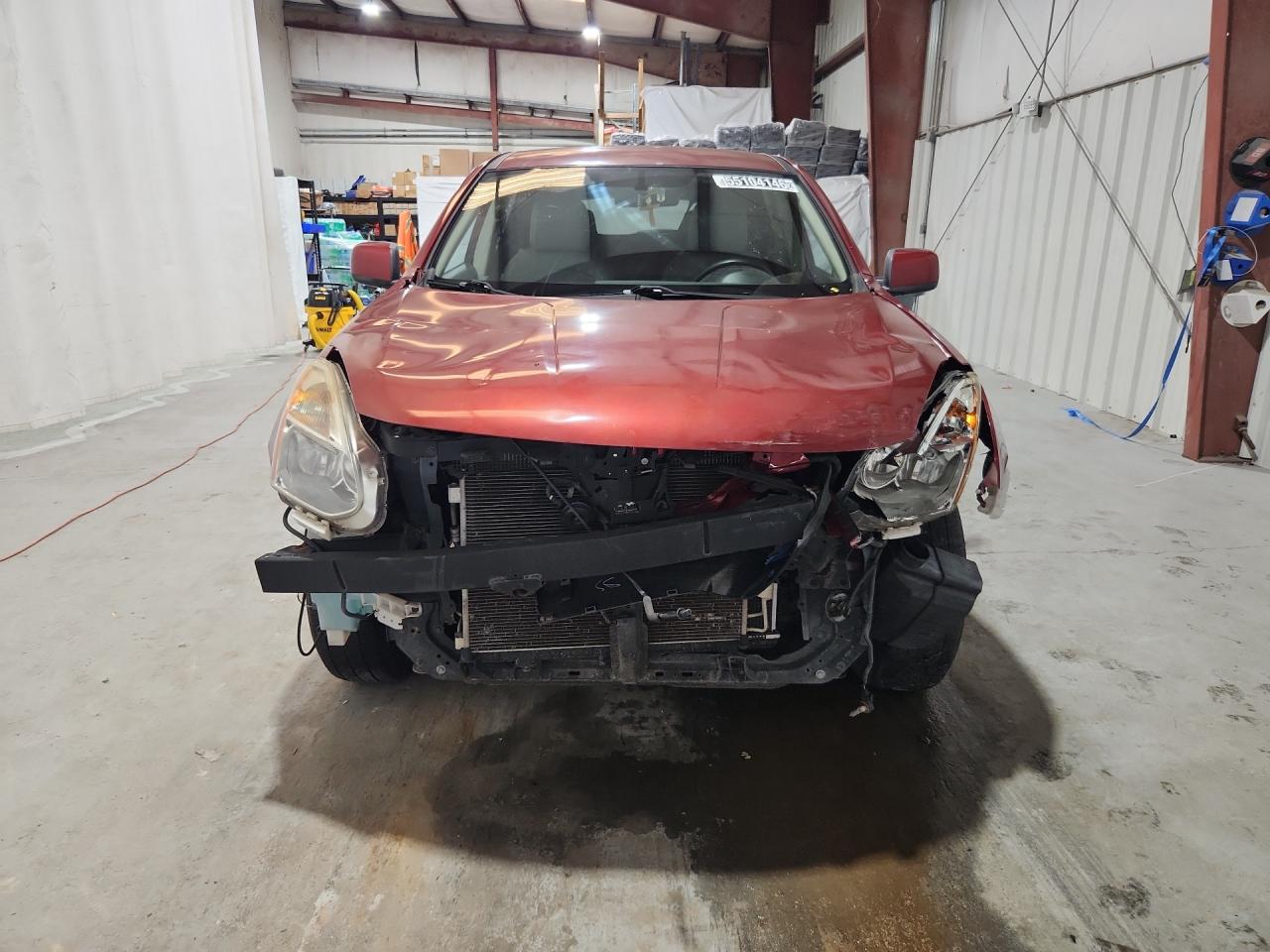 2013 Nissan Rogue S Burgundy vin: JN8AS5MT6DW553243 Damage: Hood, Dent(S) W/ Paint Dmg, > 12 Inches