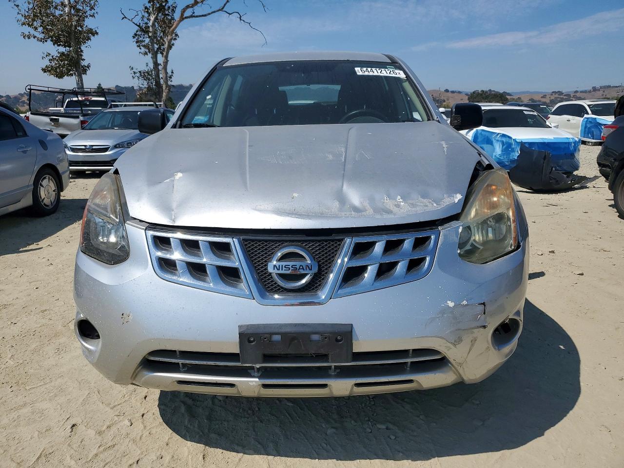 2014 Nissan Rogue Select S Silver vin: JN8AS5MT6EW102525
