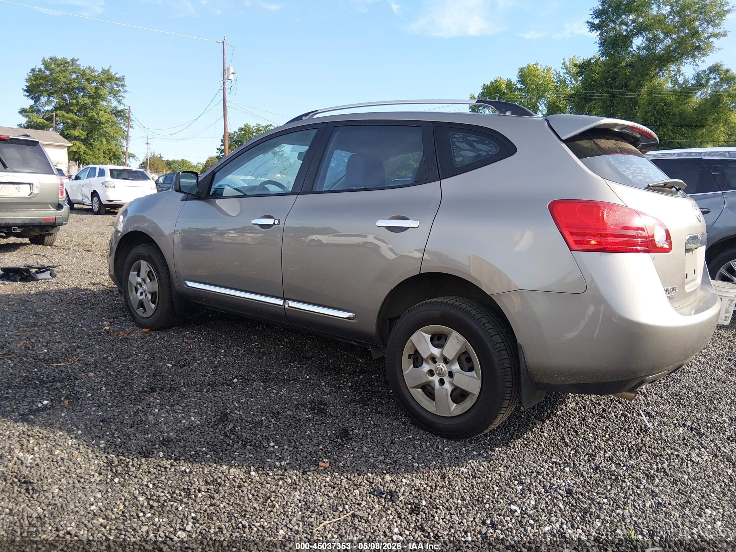 2014 Nissan Rogue Select S Gray vin: JN8AS5MT6EW606069