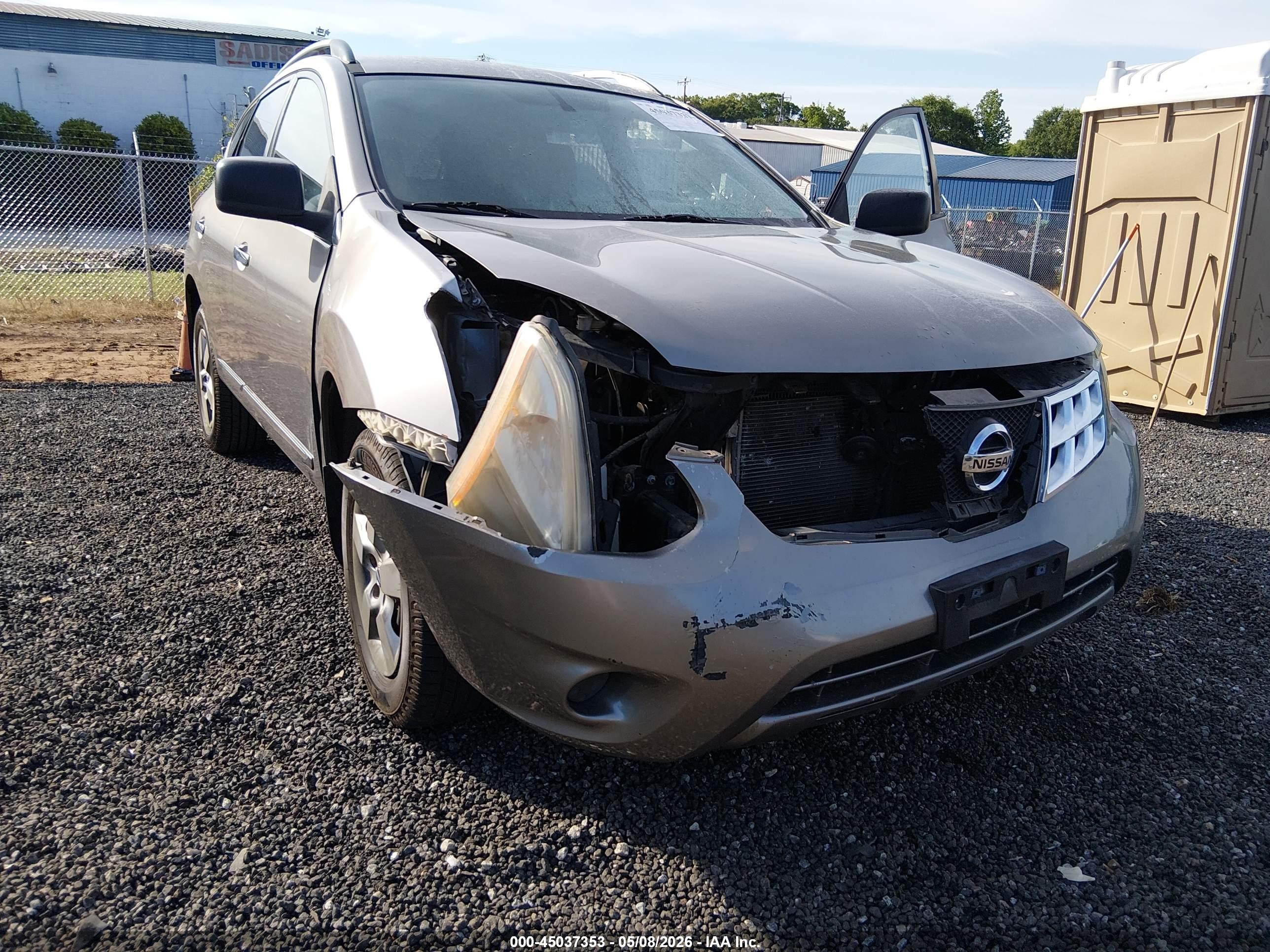 2014 Nissan Rogue Select S Gray vin: JN8AS5MT6EW606069
