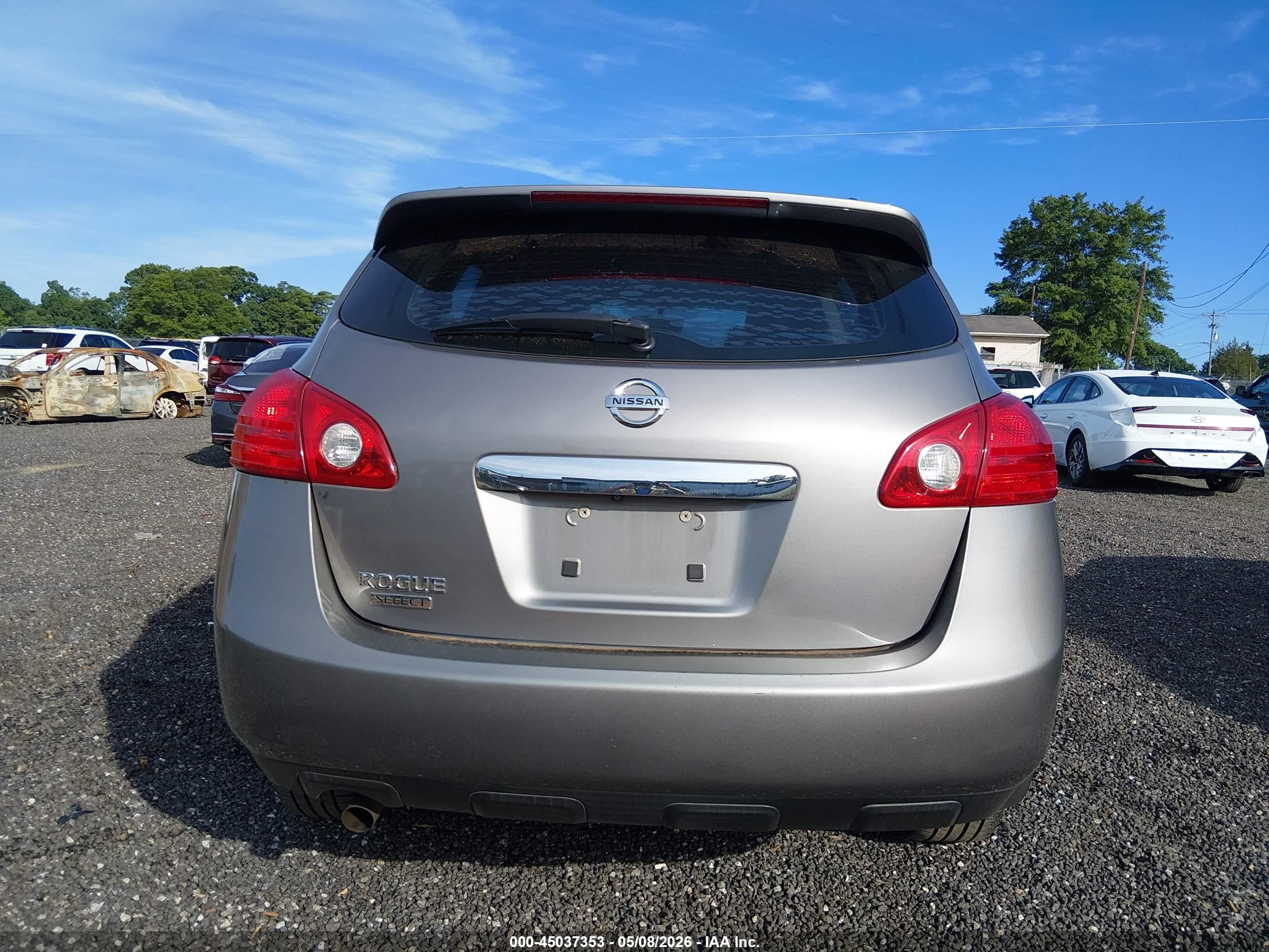 2014 Nissan Rogue Select S Gray vin: JN8AS5MT6EW606069