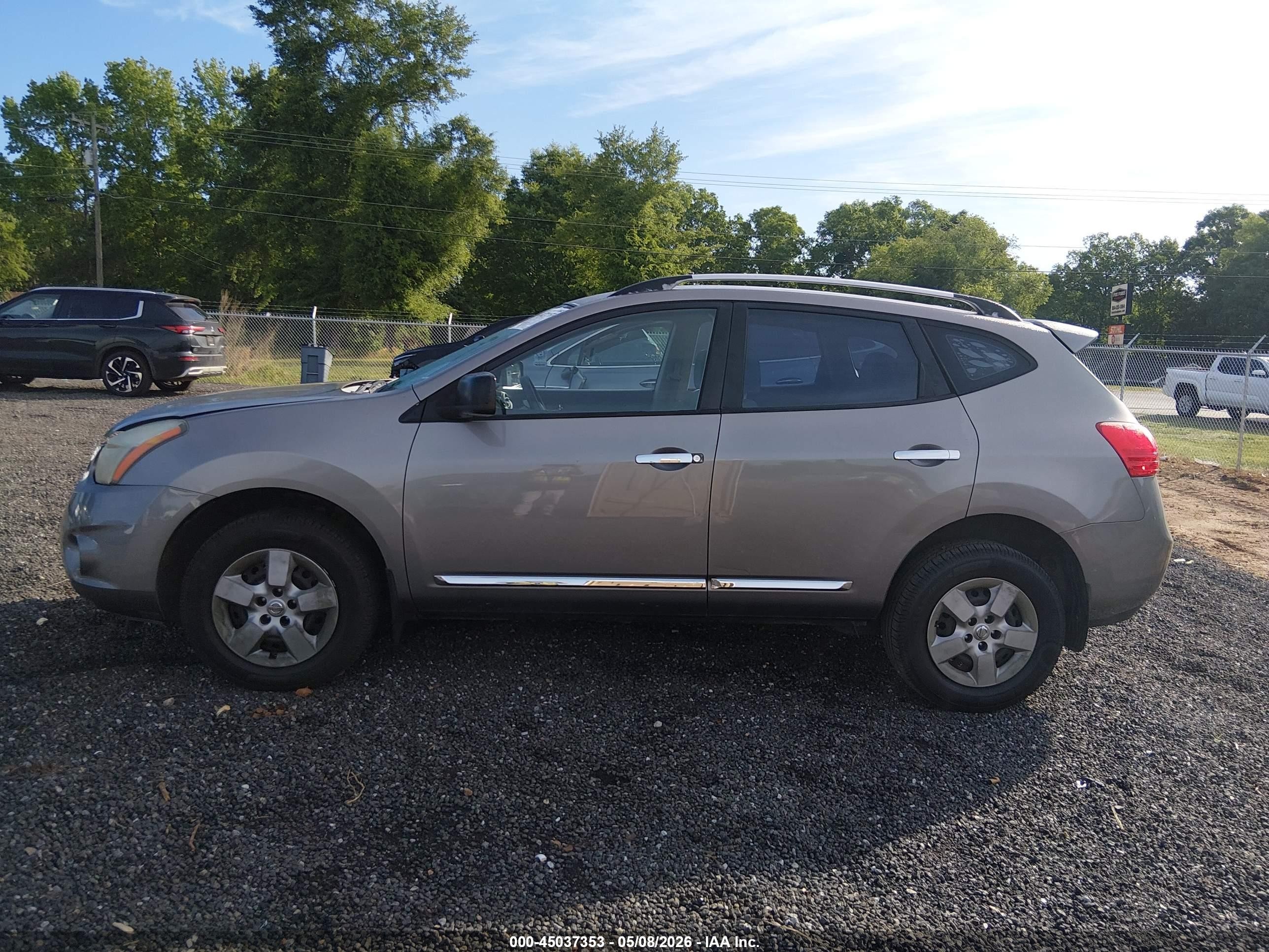2014 Nissan Rogue Select S Gray vin: JN8AS5MT6EW606069