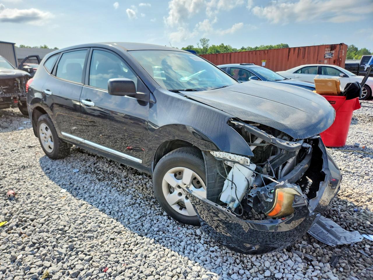 2014 Nissan Rogue Select S Black vin: JN8AS5MT6EW614866