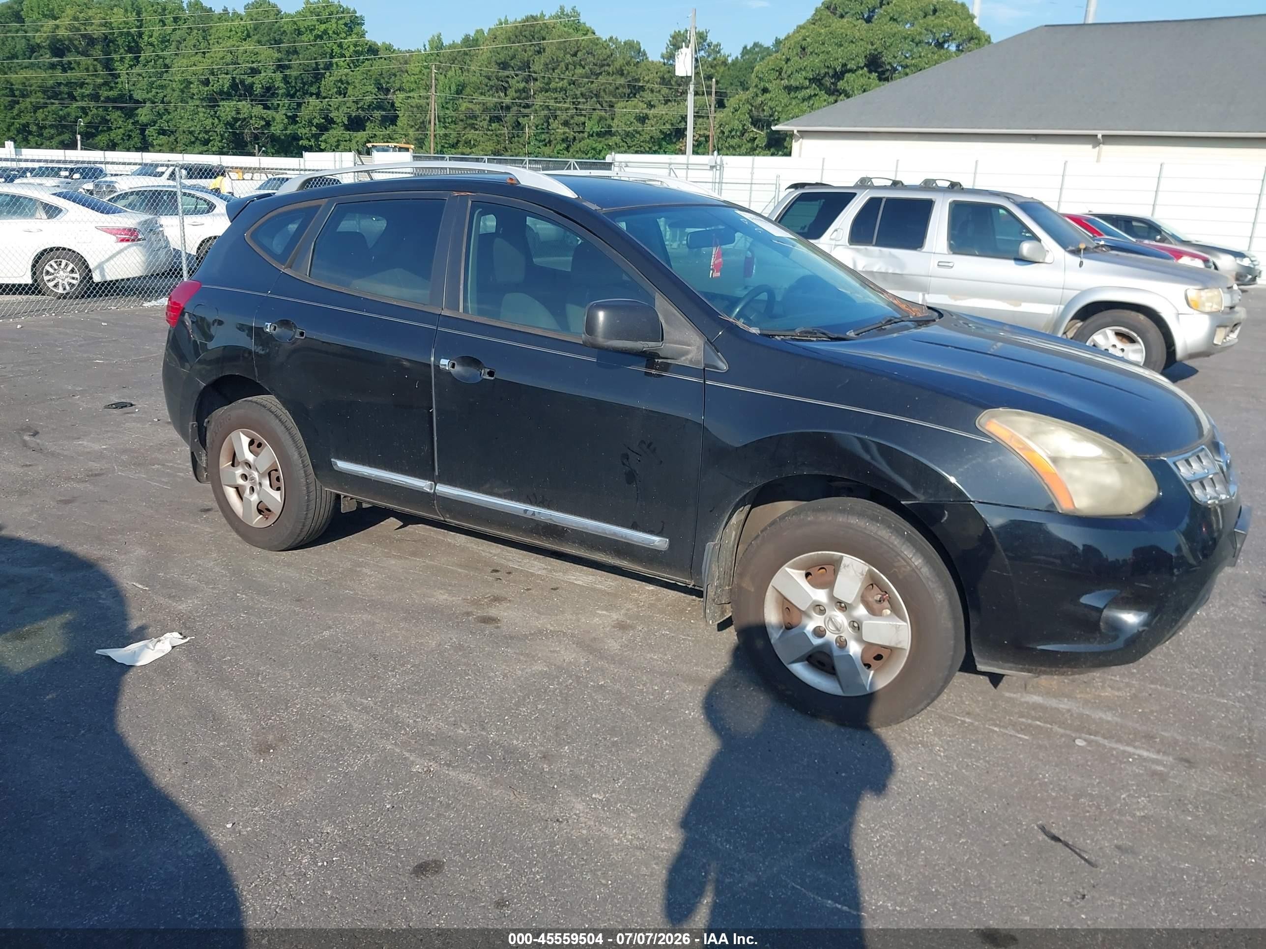 2014 Nissan Rogue Select S Black vin: JN8AS5MT6EW621803