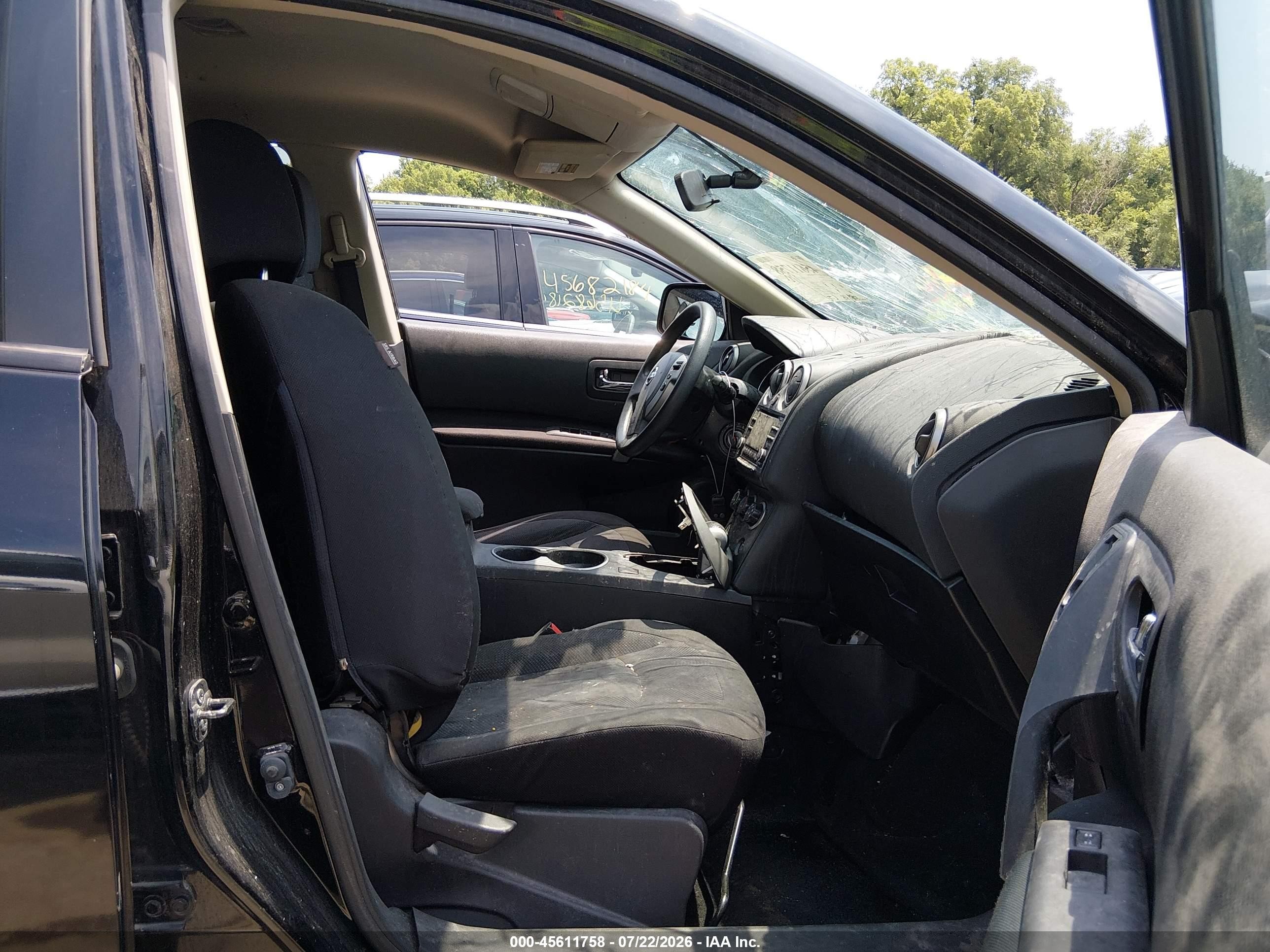 2015 Nissan Rogue Select S Black vin: JN8AS5MT6FW158613