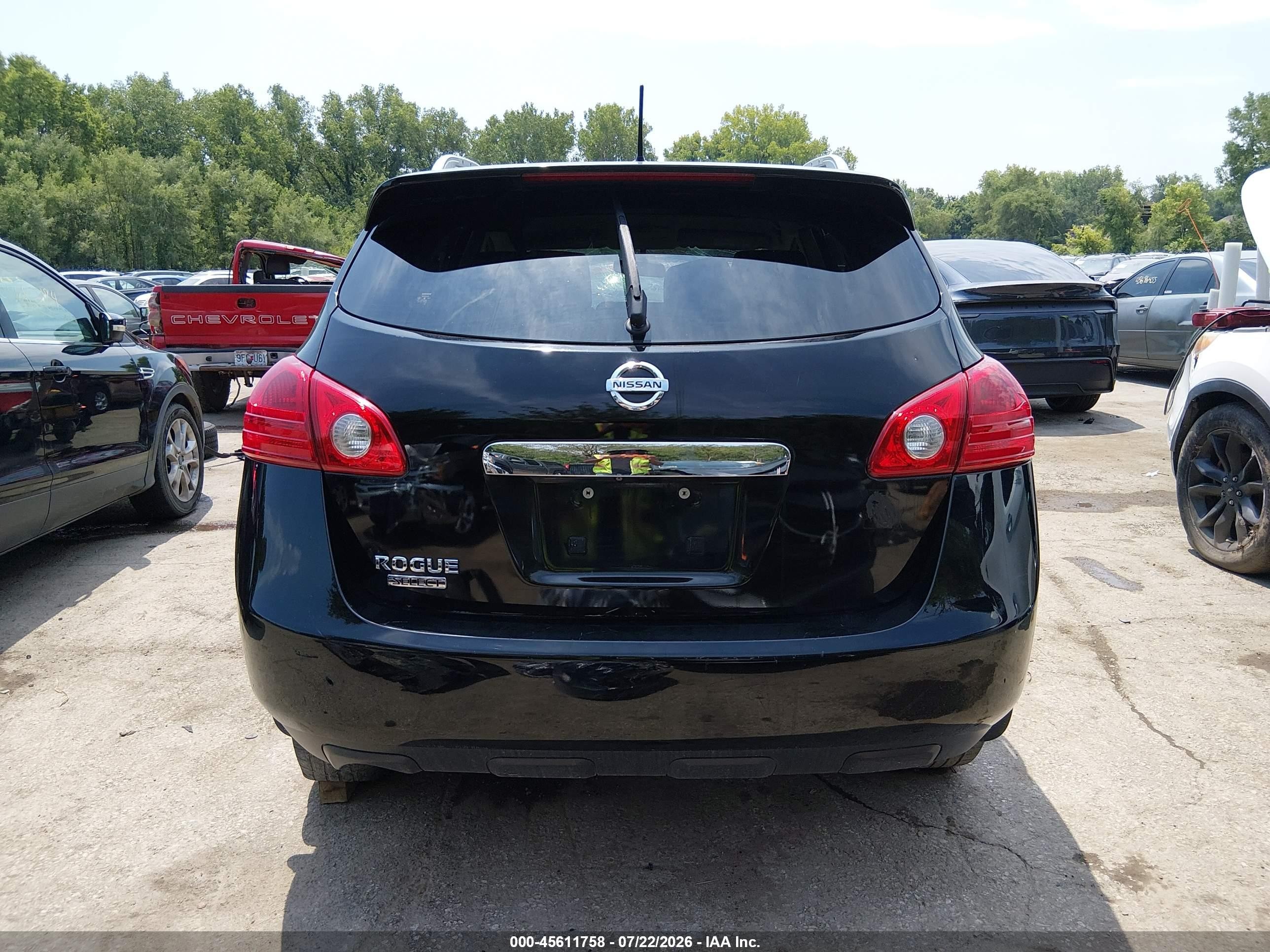 2015 Nissan Rogue Select S Black vin: JN8AS5MT6FW158613