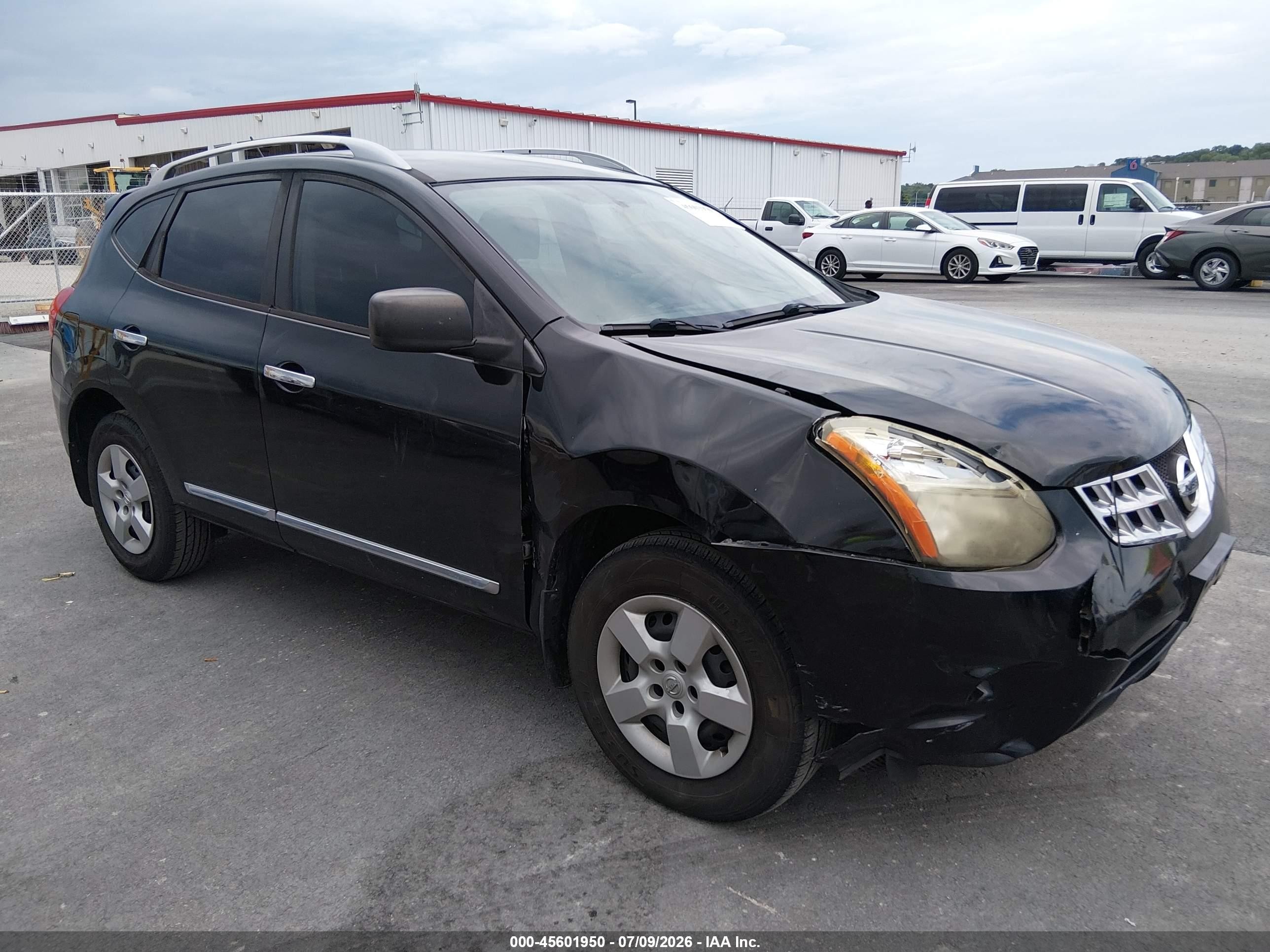 2015 Nissan Rogue Select S Black vin: JN8AS5MT6FW162886