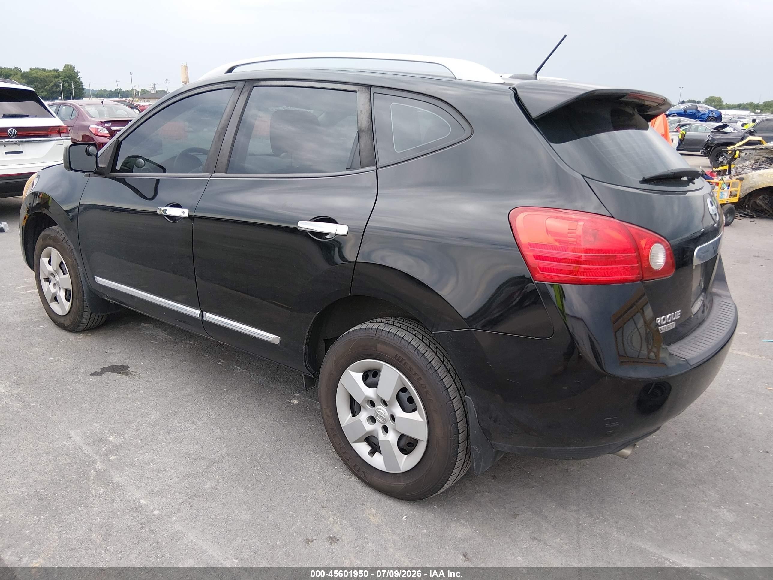 2015 Nissan Rogue Select S Black vin: JN8AS5MT6FW162886