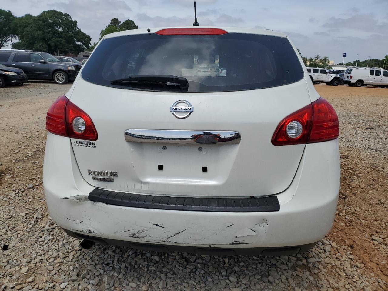 2015 Nissan Rogue Select S Белый vin: JN8AS5MT6FW650588