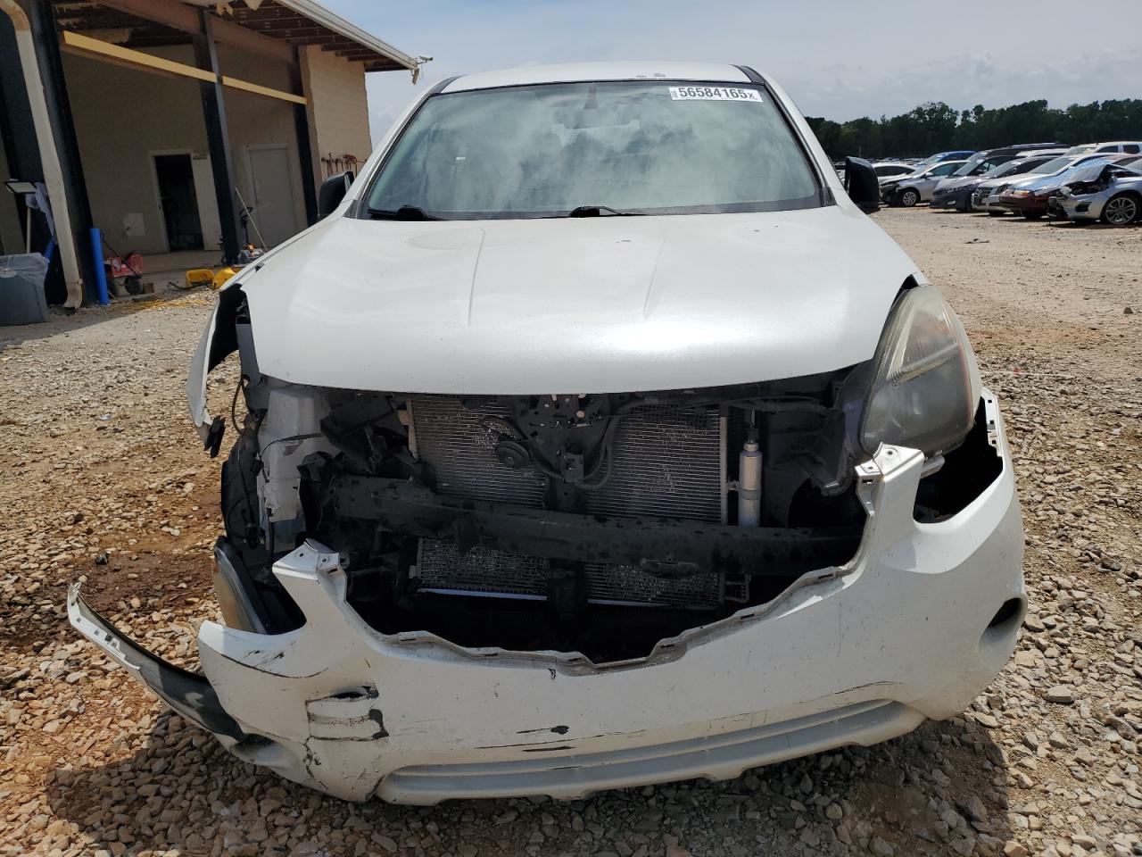 2015 Nissan Rogue Select S Белый vin: JN8AS5MT6FW650588