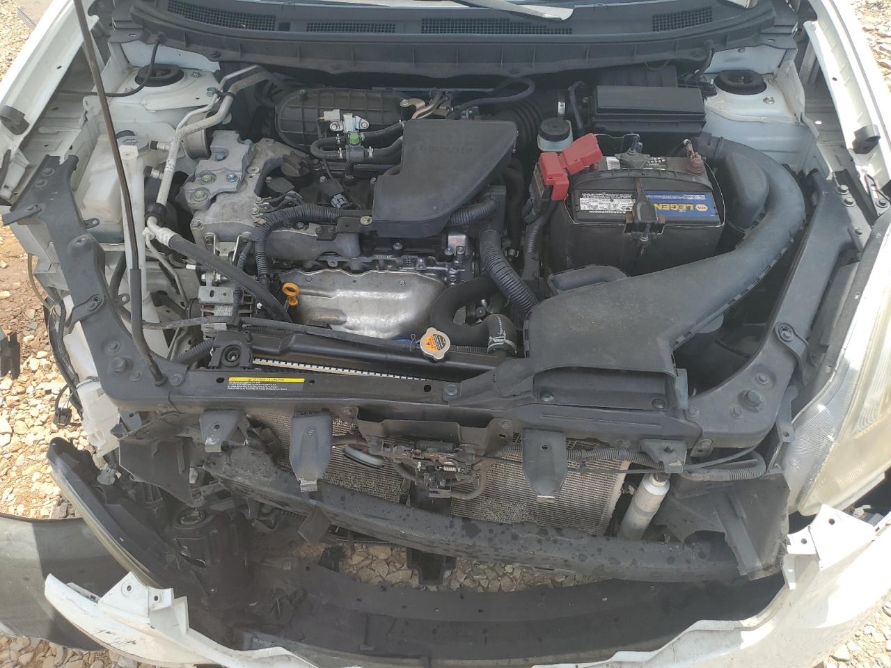 2015 Nissan Rogue Select S Белый vin: JN8AS5MT6FW650588