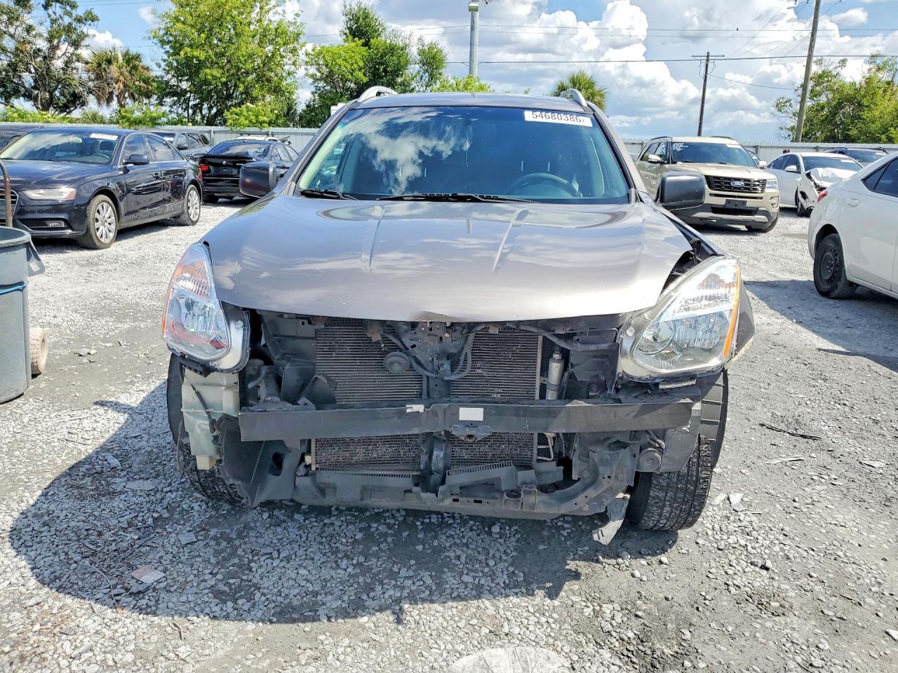 2015 Nissan Rogue Select S Gray vin: JN8AS5MT6FW657542