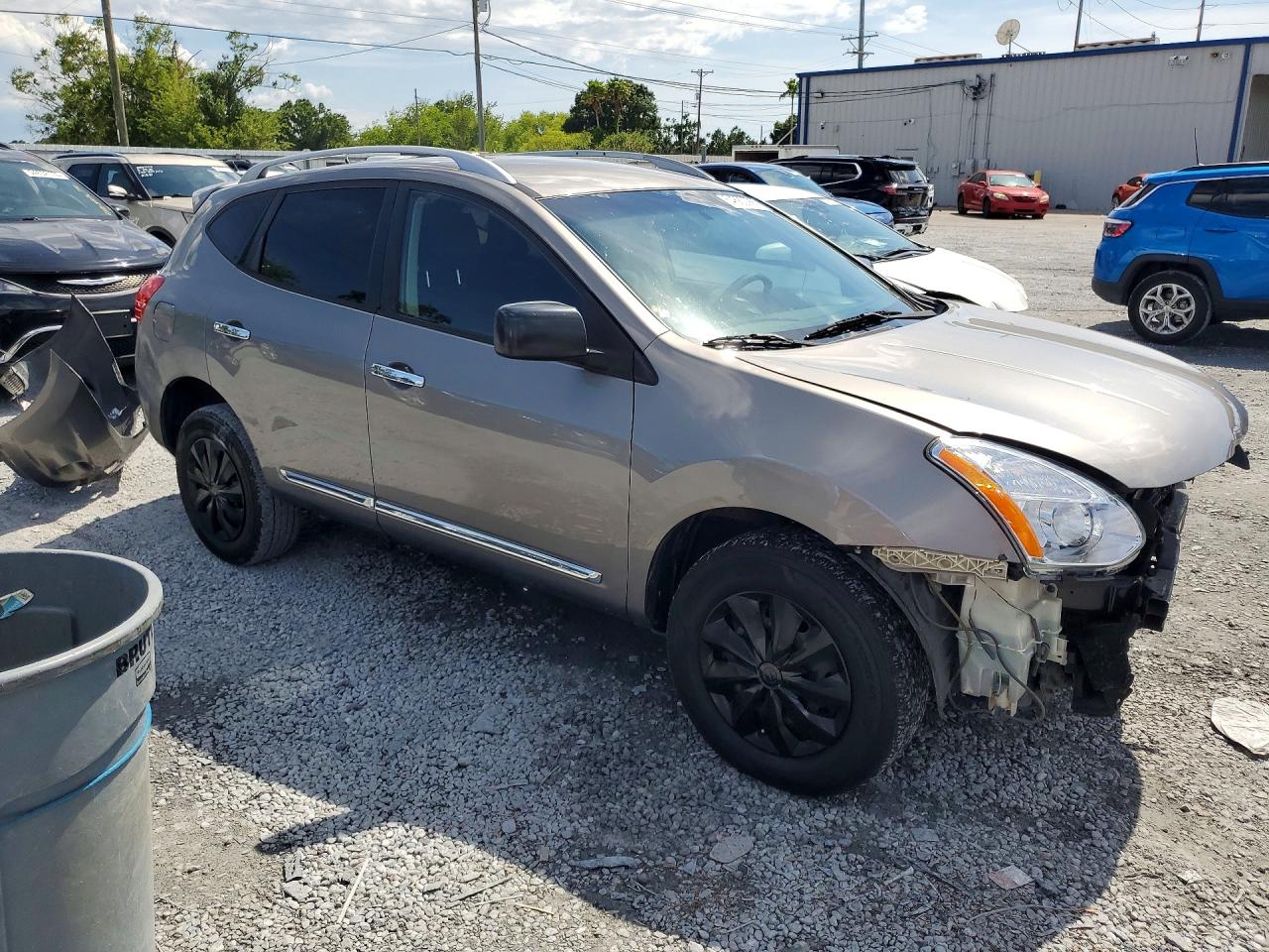 2015 Nissan Rogue Select S Gray vin: JN8AS5MT6FW657542