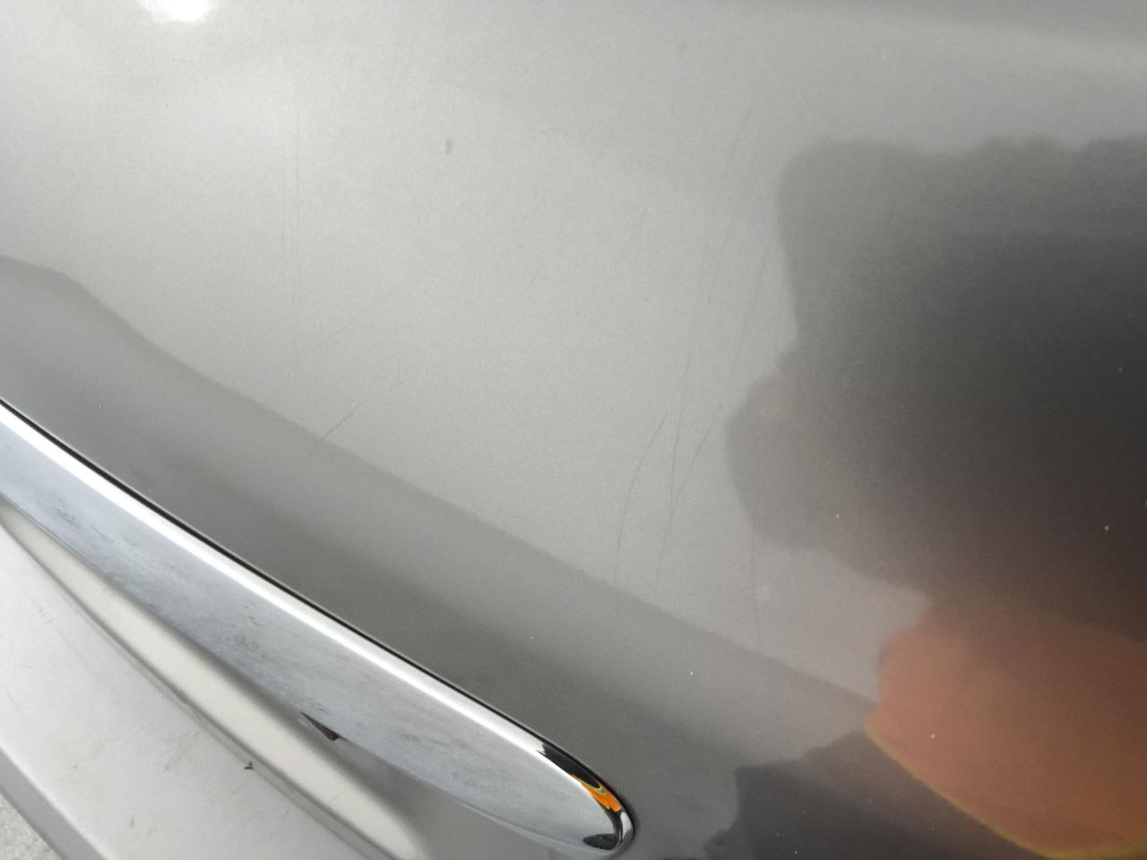 2015 Nissan Rogue Select S Gray vin: JN8AS5MT6FW658397 Damage: Deck Lid, Heavy Scratch, 1/2 To 1 Inch