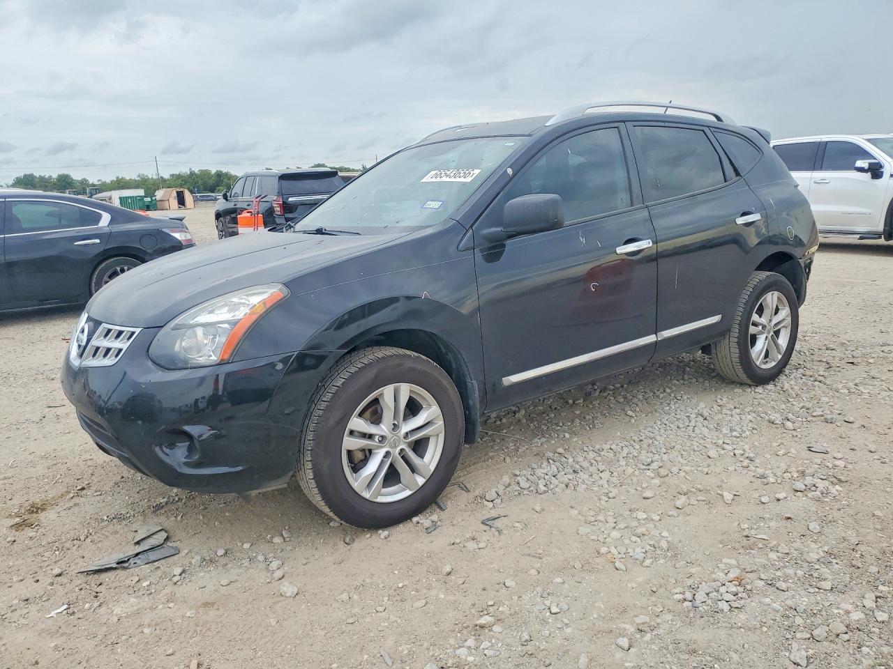 2015 Nissan Rogue Select S Black vin: JN8AS5MT6FW662448
