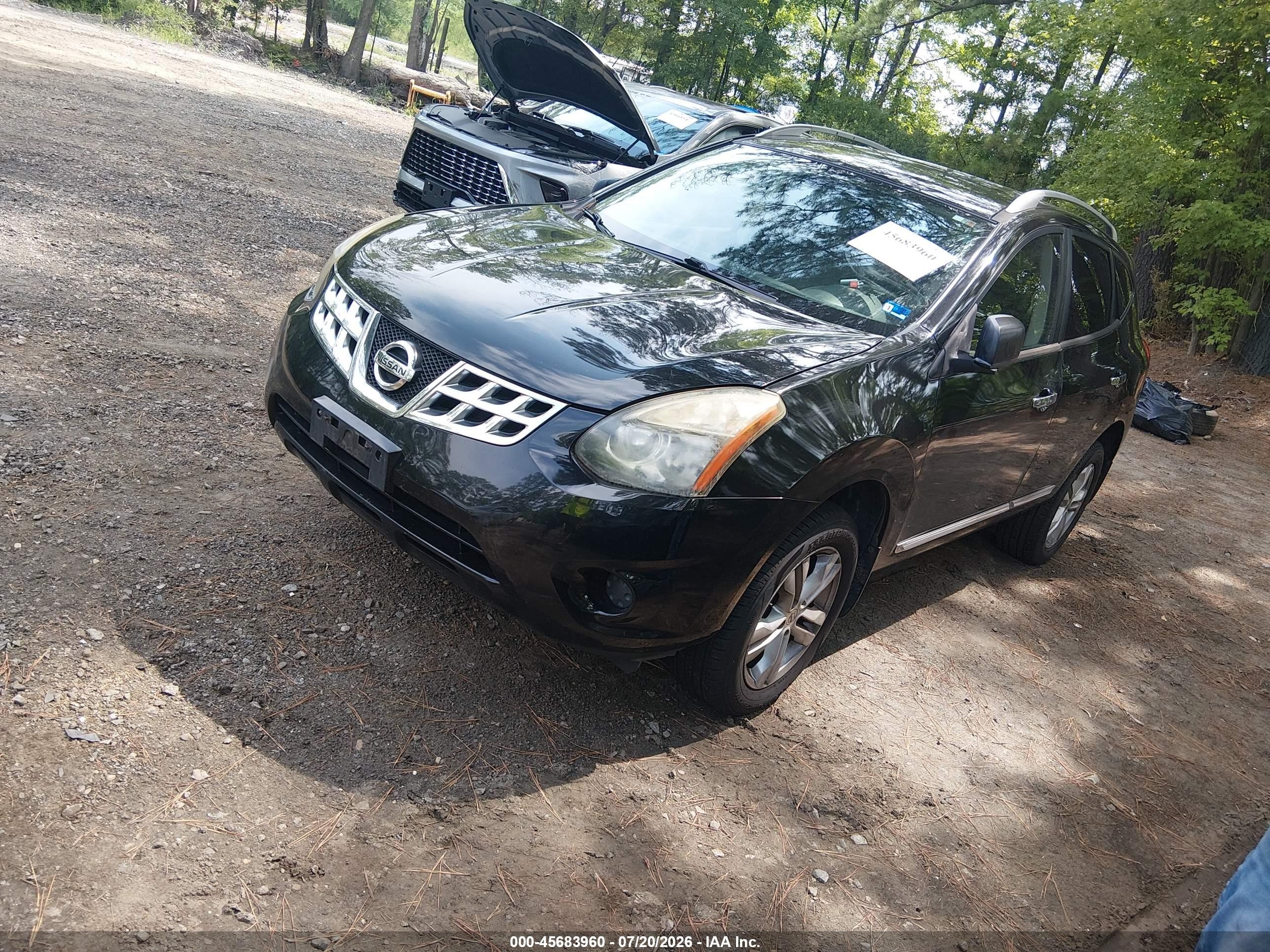 2015 Nissan Rogue Select S Черный vin: JN8AS5MT6FW667066