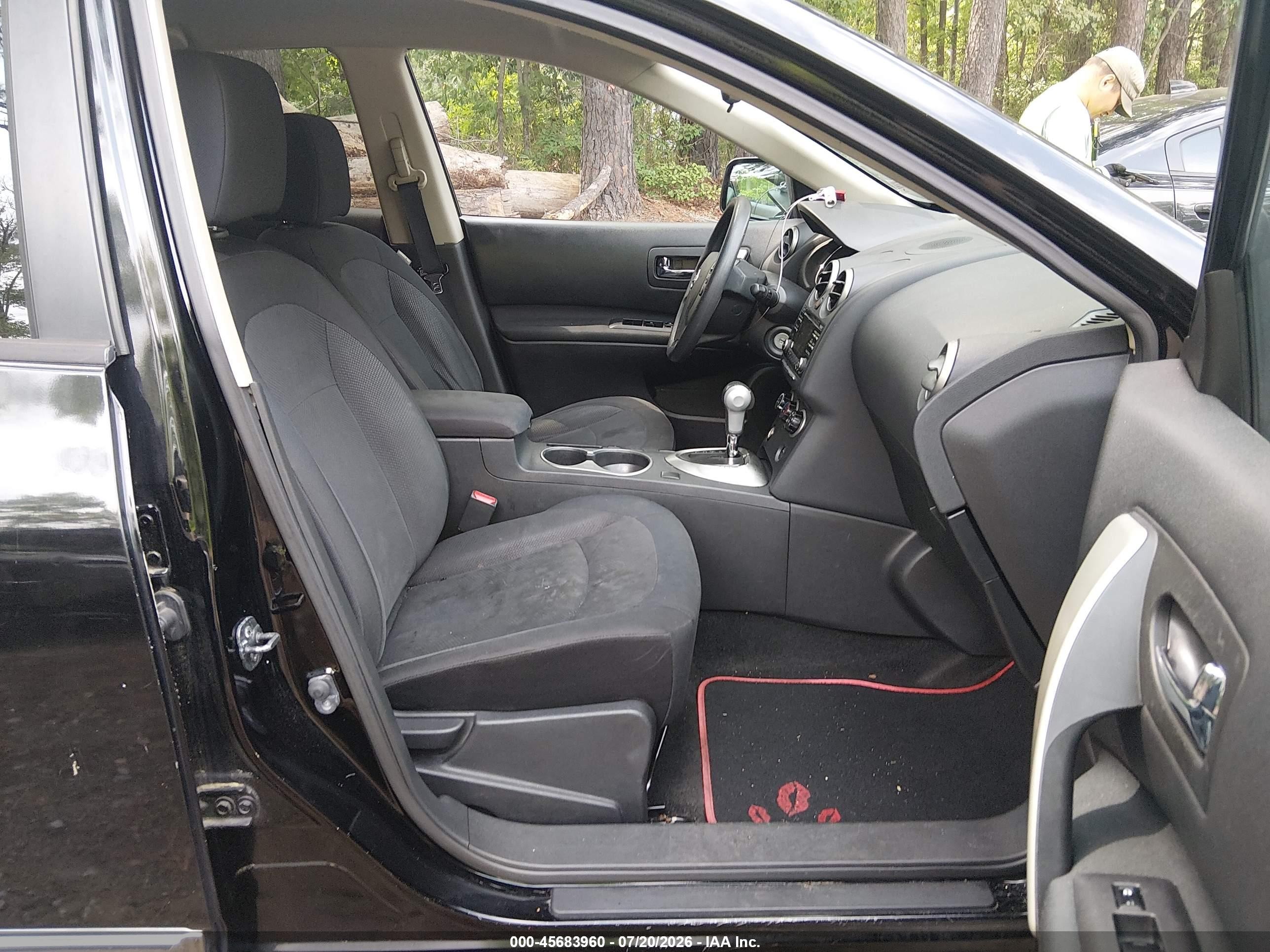 2015 Nissan Rogue Select S Черный vin: JN8AS5MT6FW667066