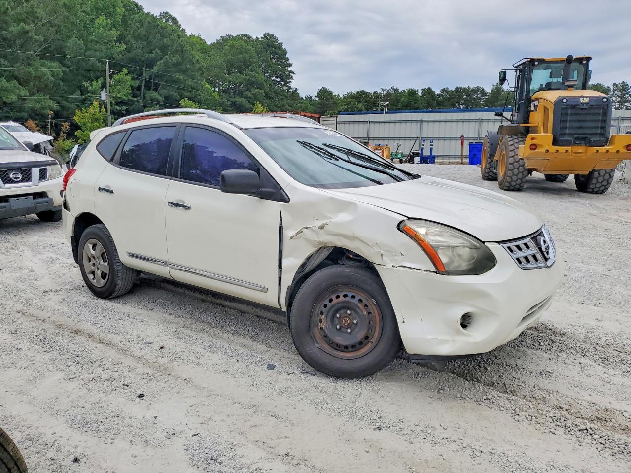 2015 Nissan Rogue Select S White vin: JN8AS5MT6FW669528