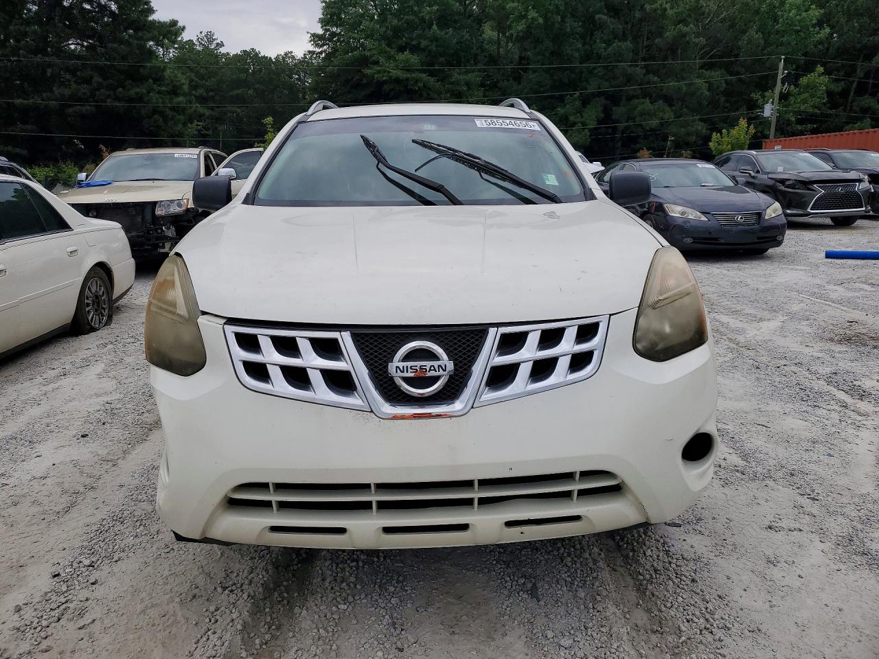 2015 Nissan Rogue Select S White vin: JN8AS5MT6FW669528