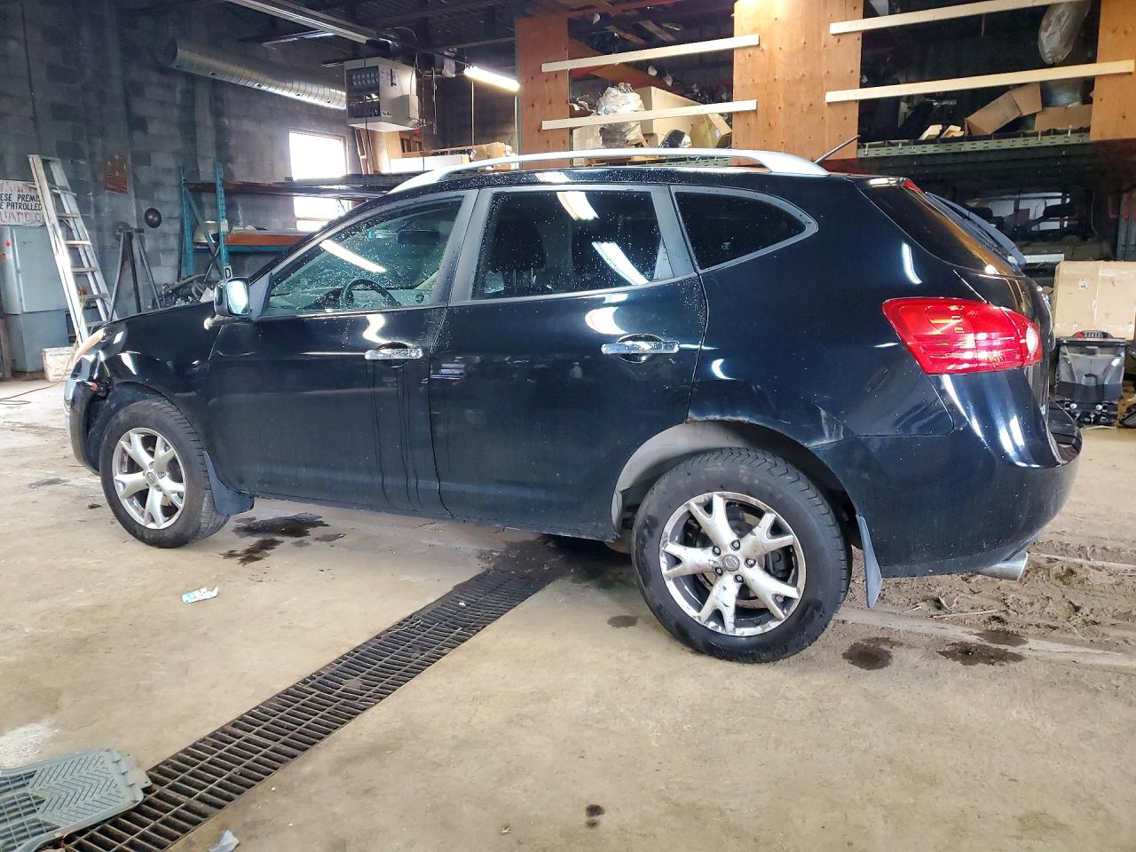 2010 Nissan Rogue Sl Black vin: JN8AS5MT7AW005909