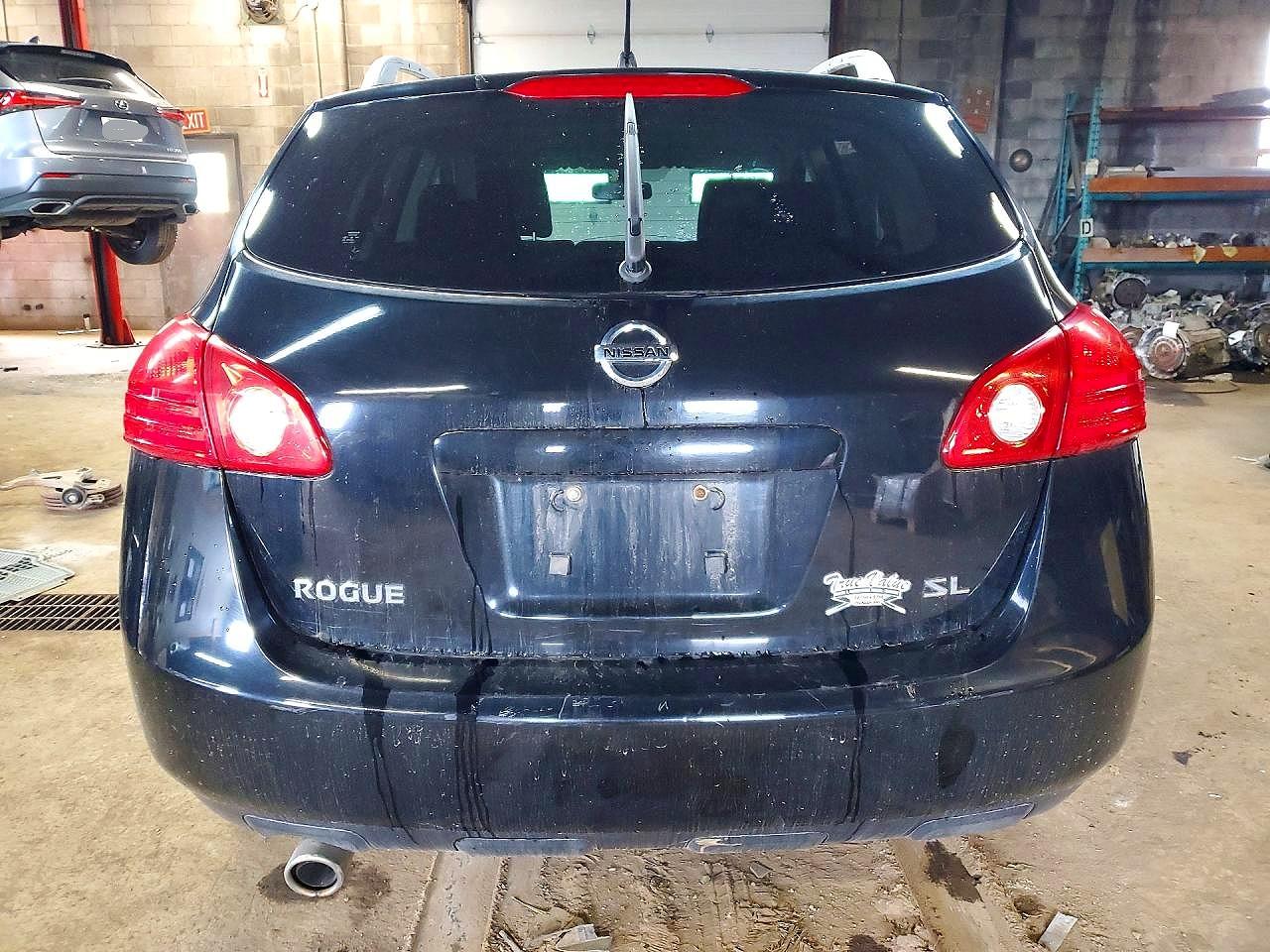 2010 Nissan Rogue Sl Black vin: JN8AS5MT7AW005909
