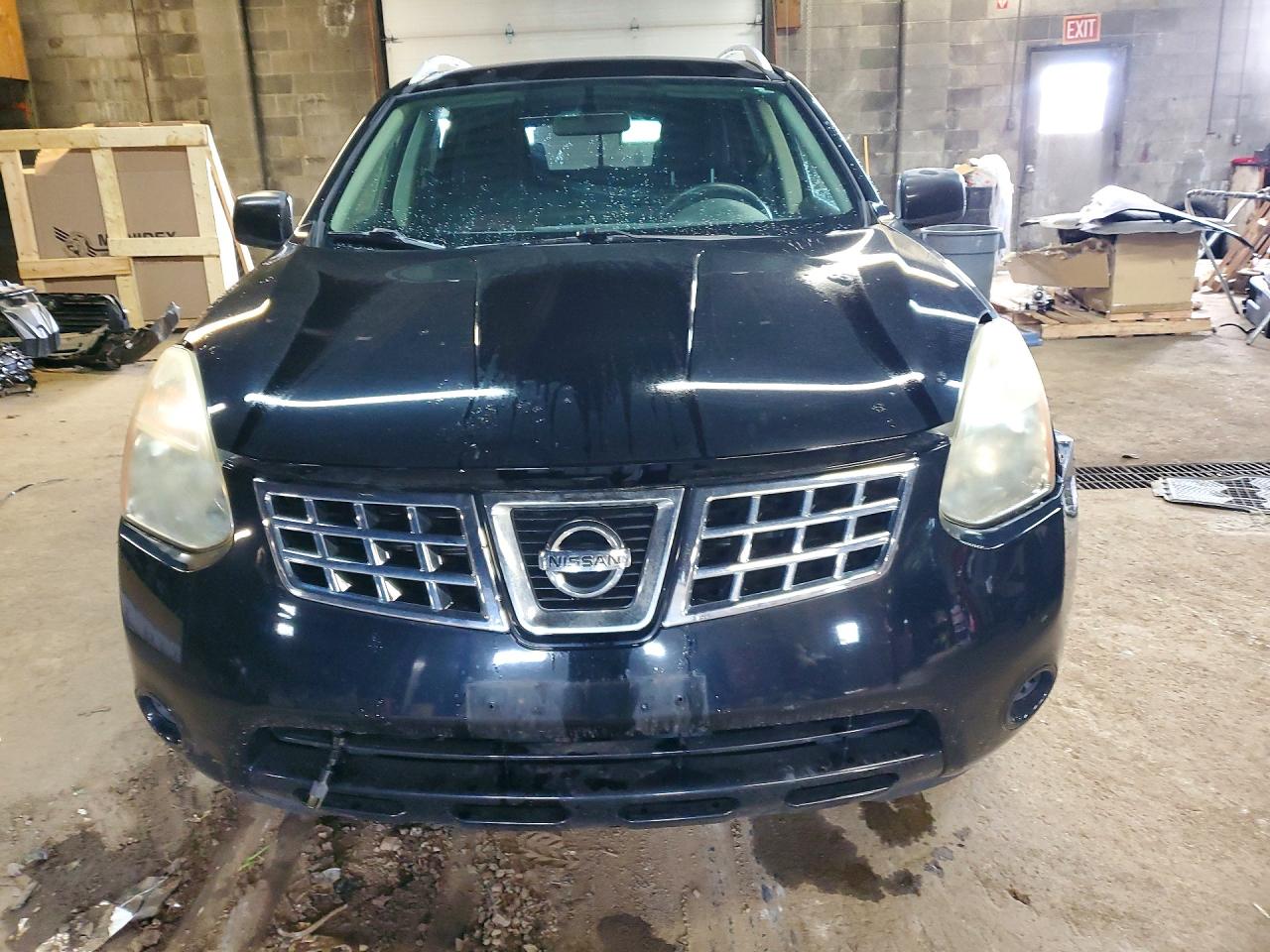 2010 Nissan Rogue Sl Black vin: JN8AS5MT7AW005909