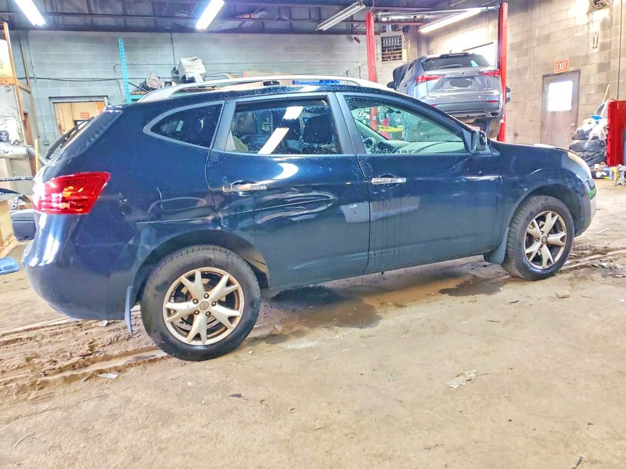 2010 Nissan Rogue Sl Black vin: JN8AS5MT7AW005909