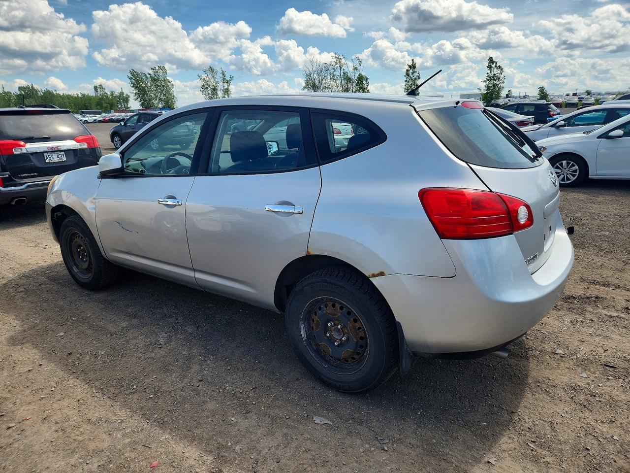 2010 Nissan Rogue Sl Silver vin: JN8AS5MT7AW013671